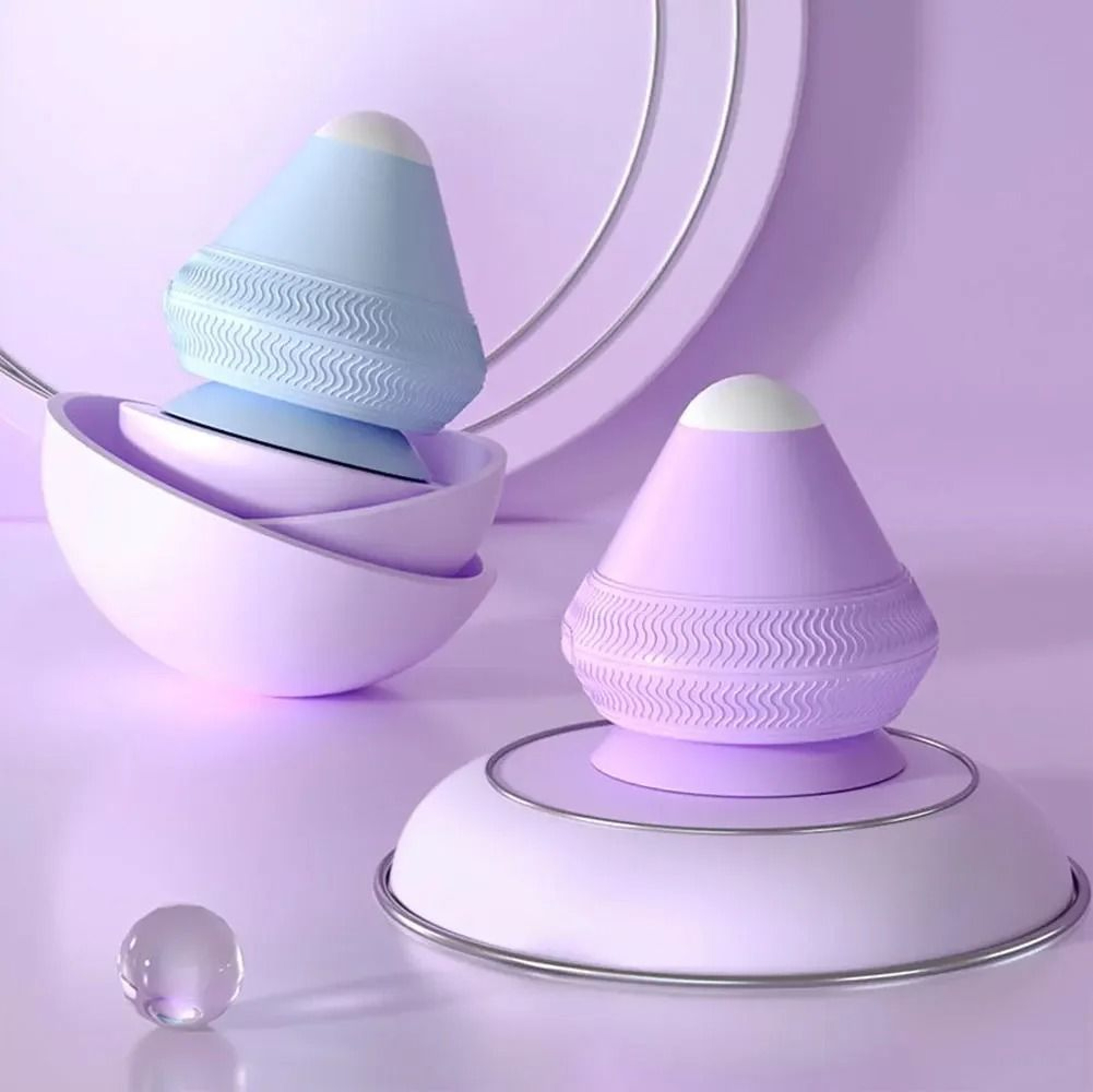 Wall Mounted Fascia Cone Suction Massager 2