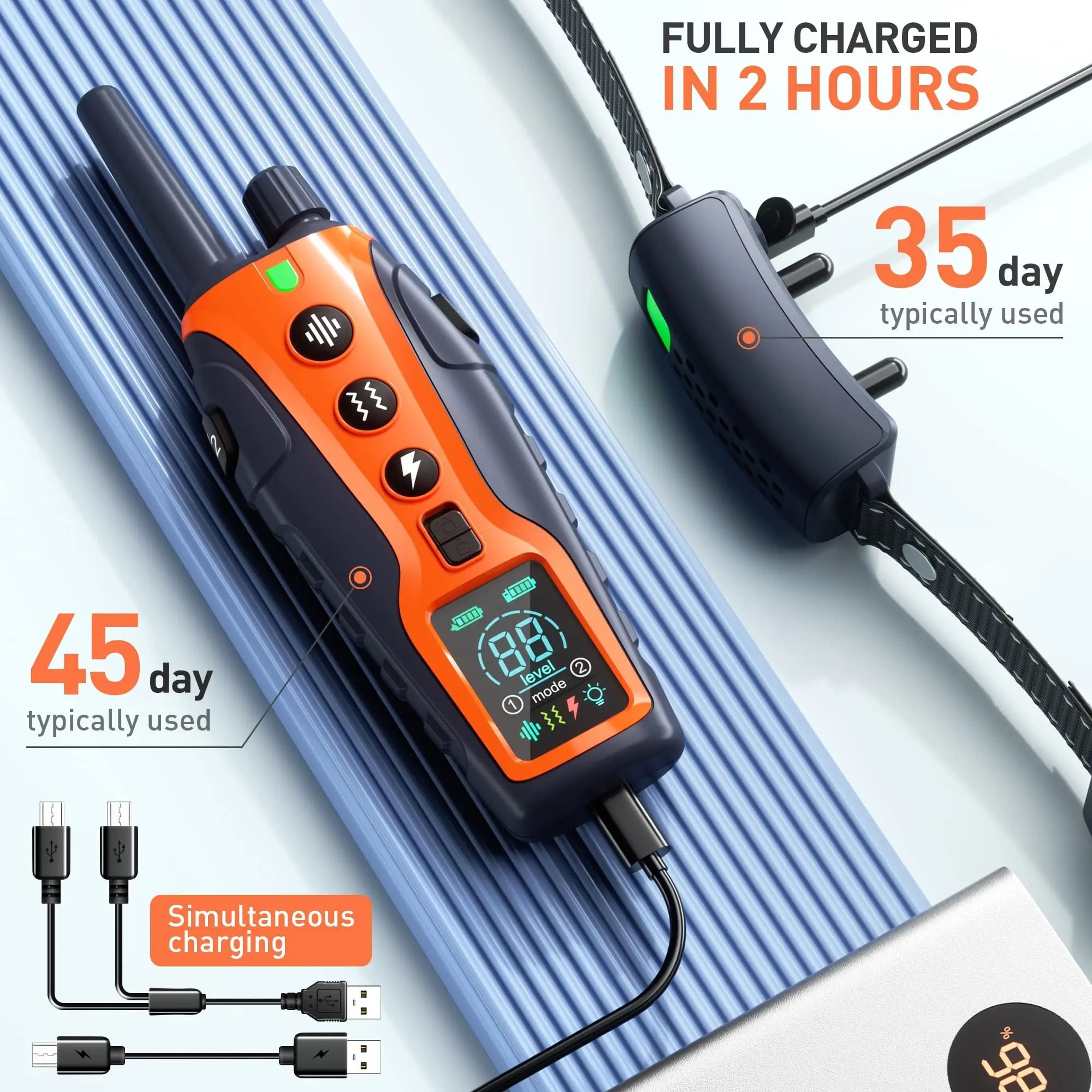 Long Range Electric Dog Training Collar With Waterproof Control 5