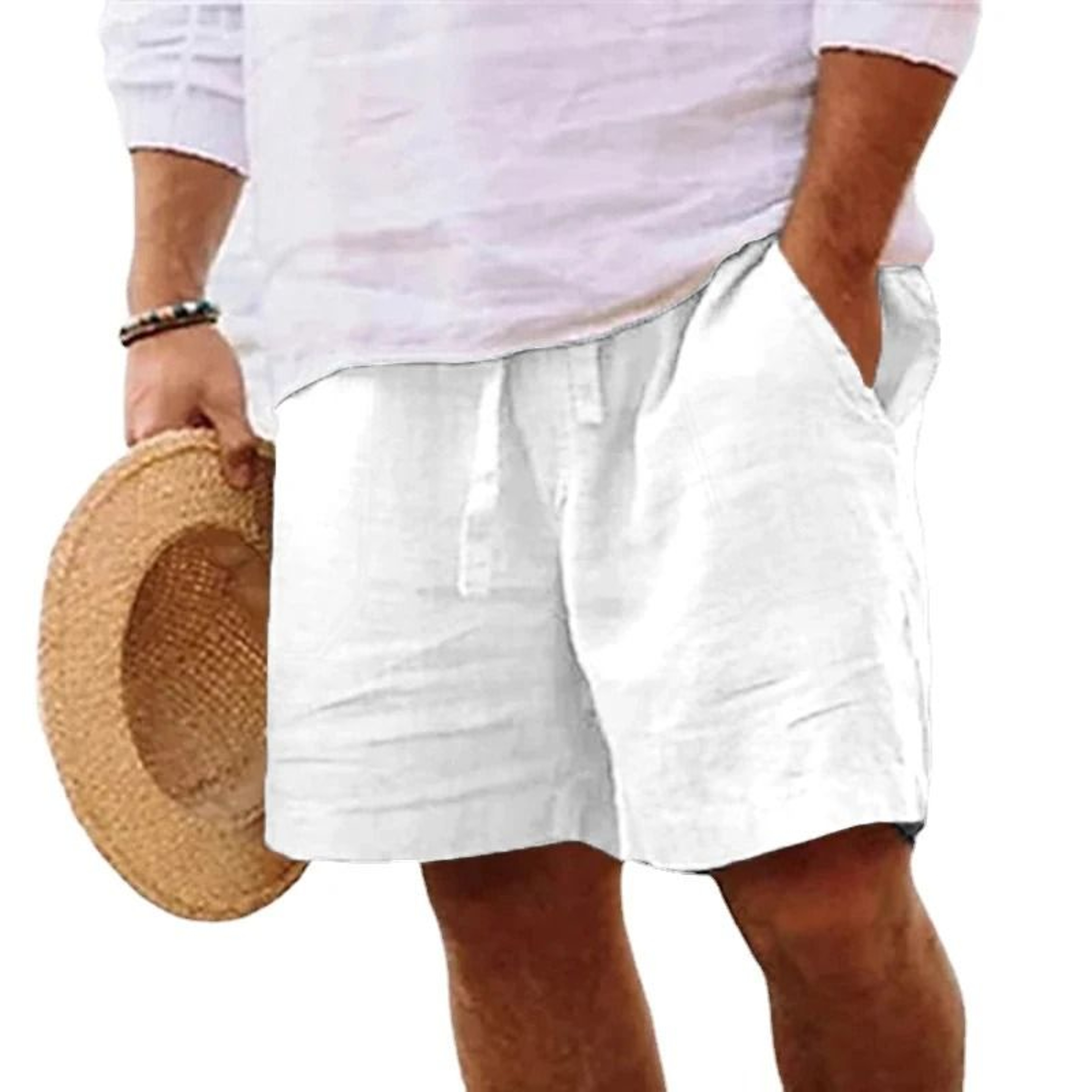 Mens Lightweight Cotton Shorts For Gym And Beach 11