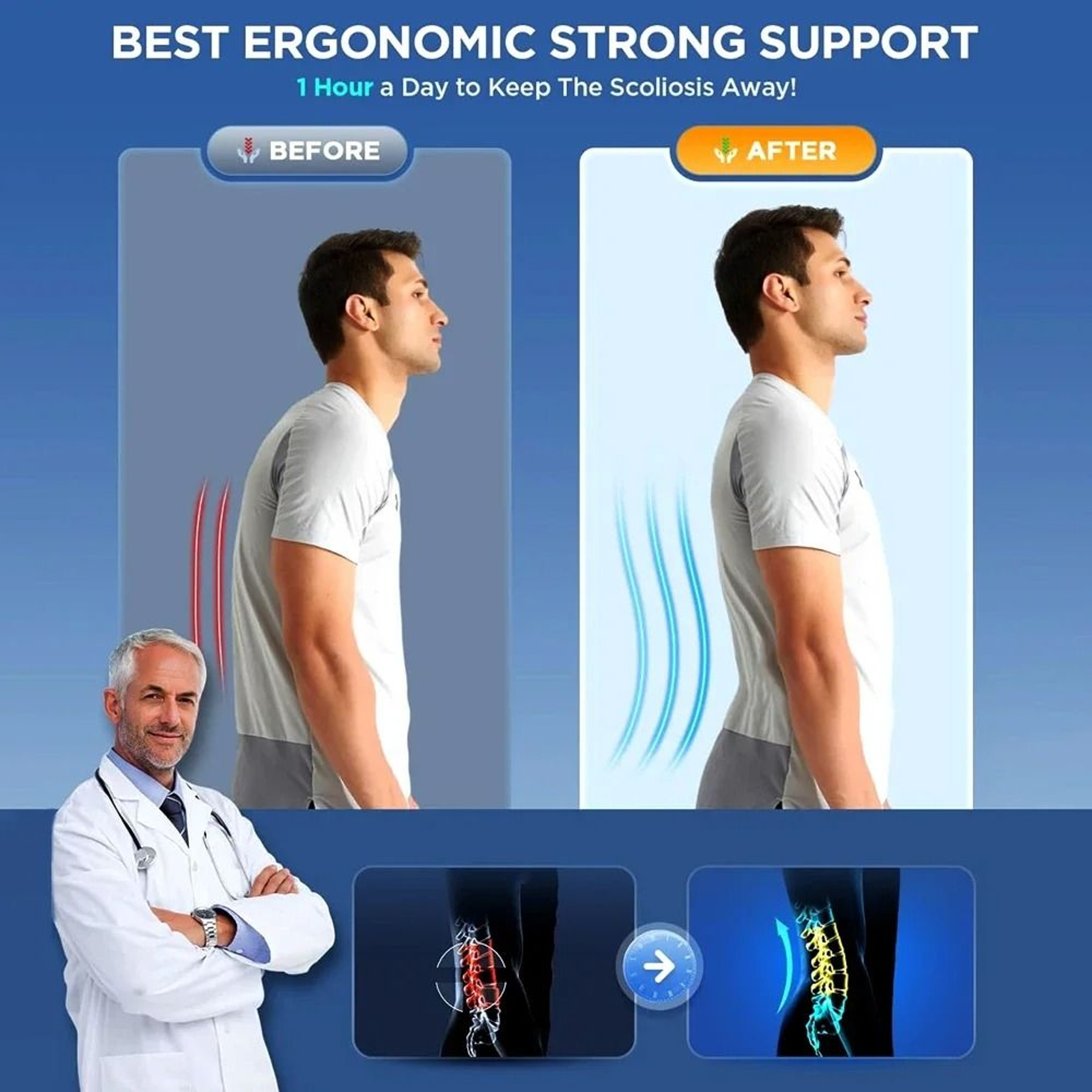 Back Brace For Lower Back Pain Relief 3