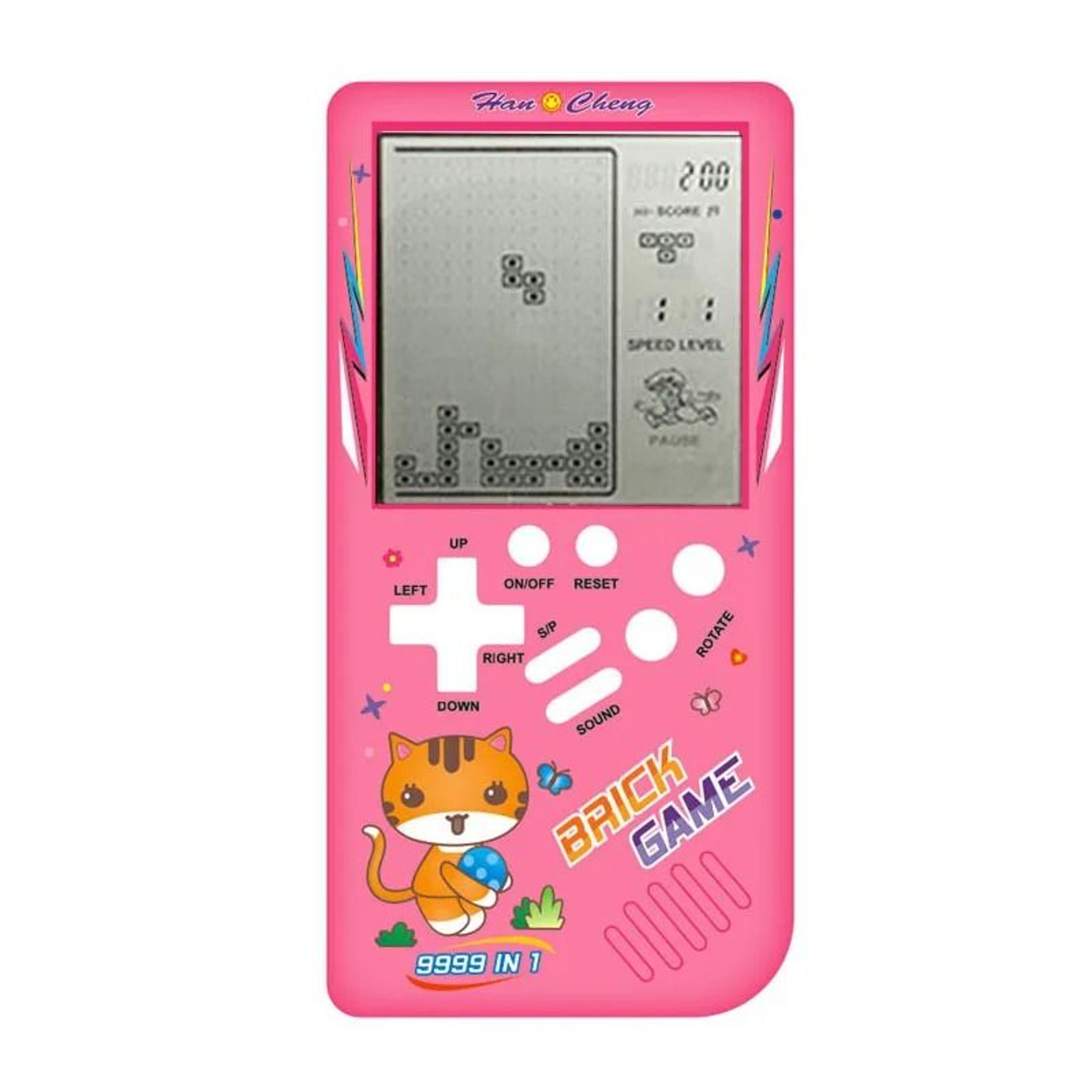 Mini Retro Handheld Brick Game Console For Kids 8
