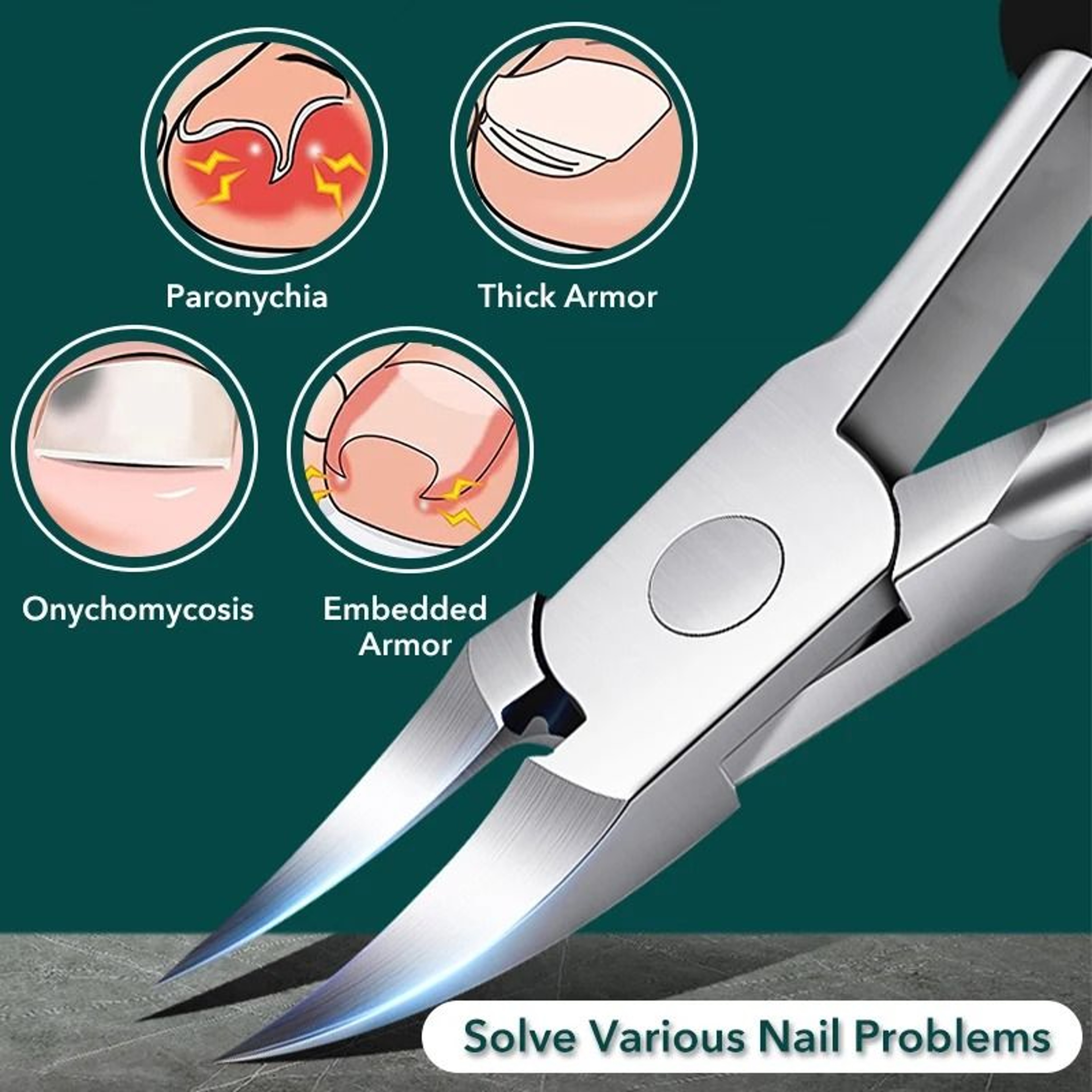 Professional Toenail Clipper For Thick And Ingrown Nails 2