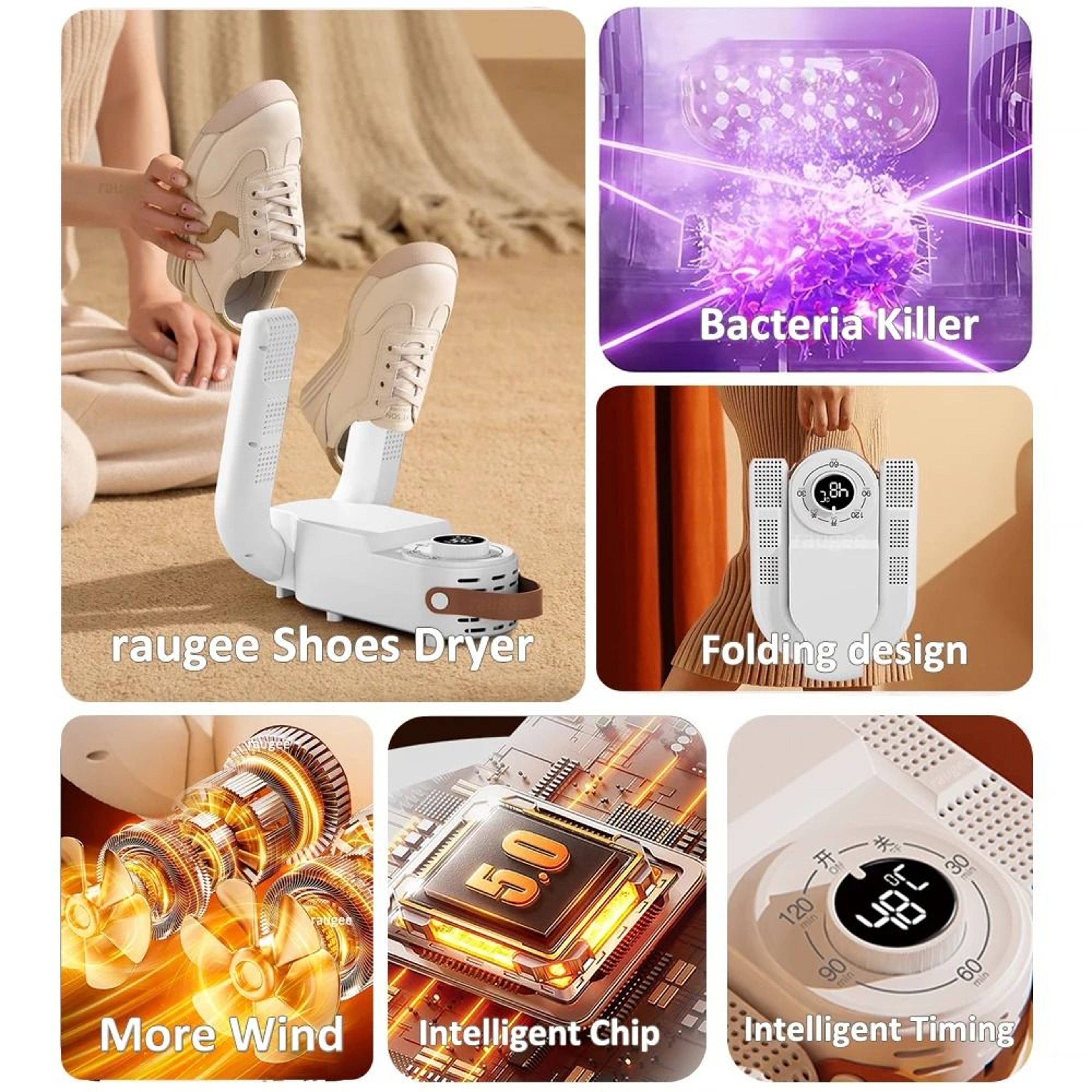 Smart Adjustable Shoe Dryer And Warmer For All Footwear 2