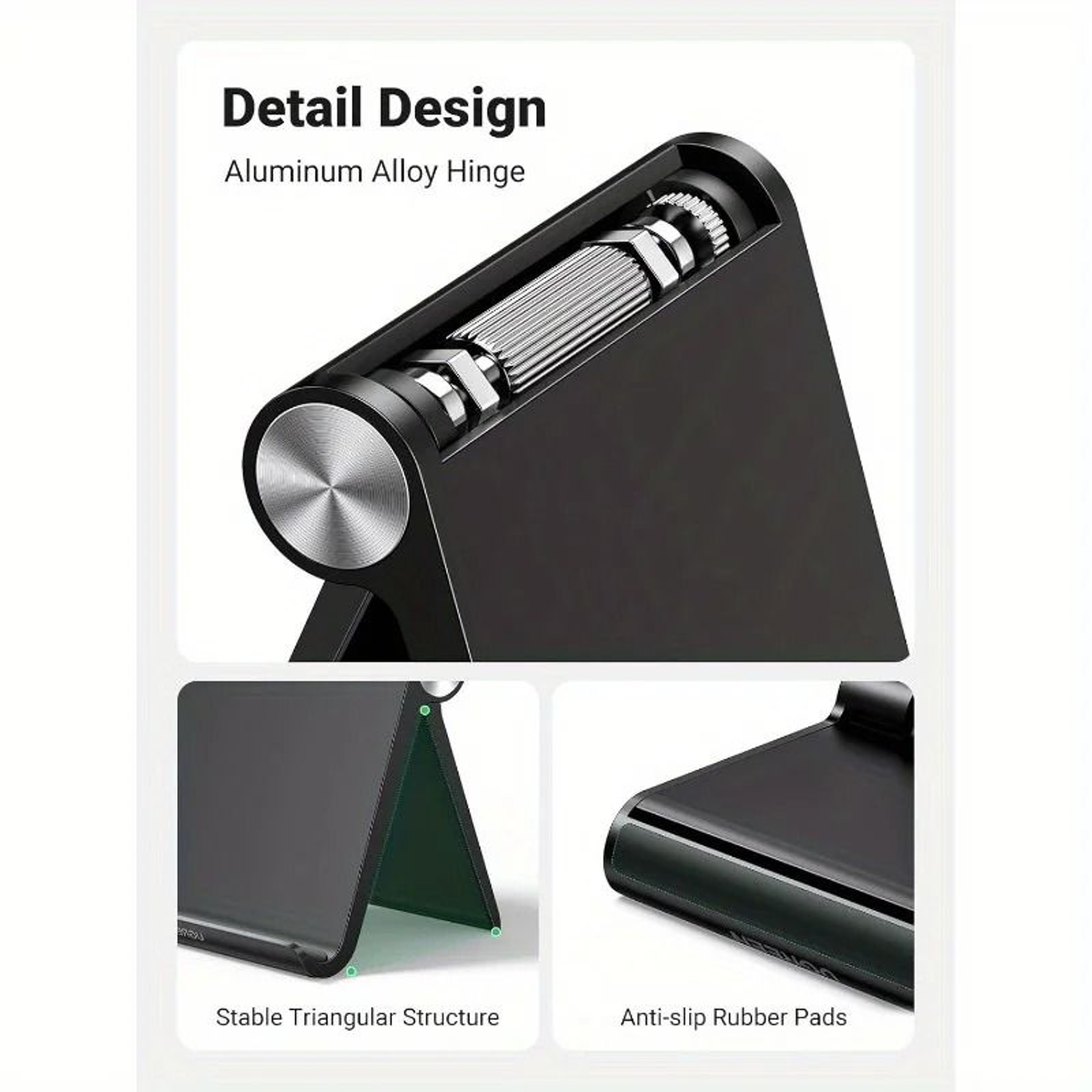 Adjustable Portable Tablet Phone Holder Foldable Desktop Base Strong Device Stability 5