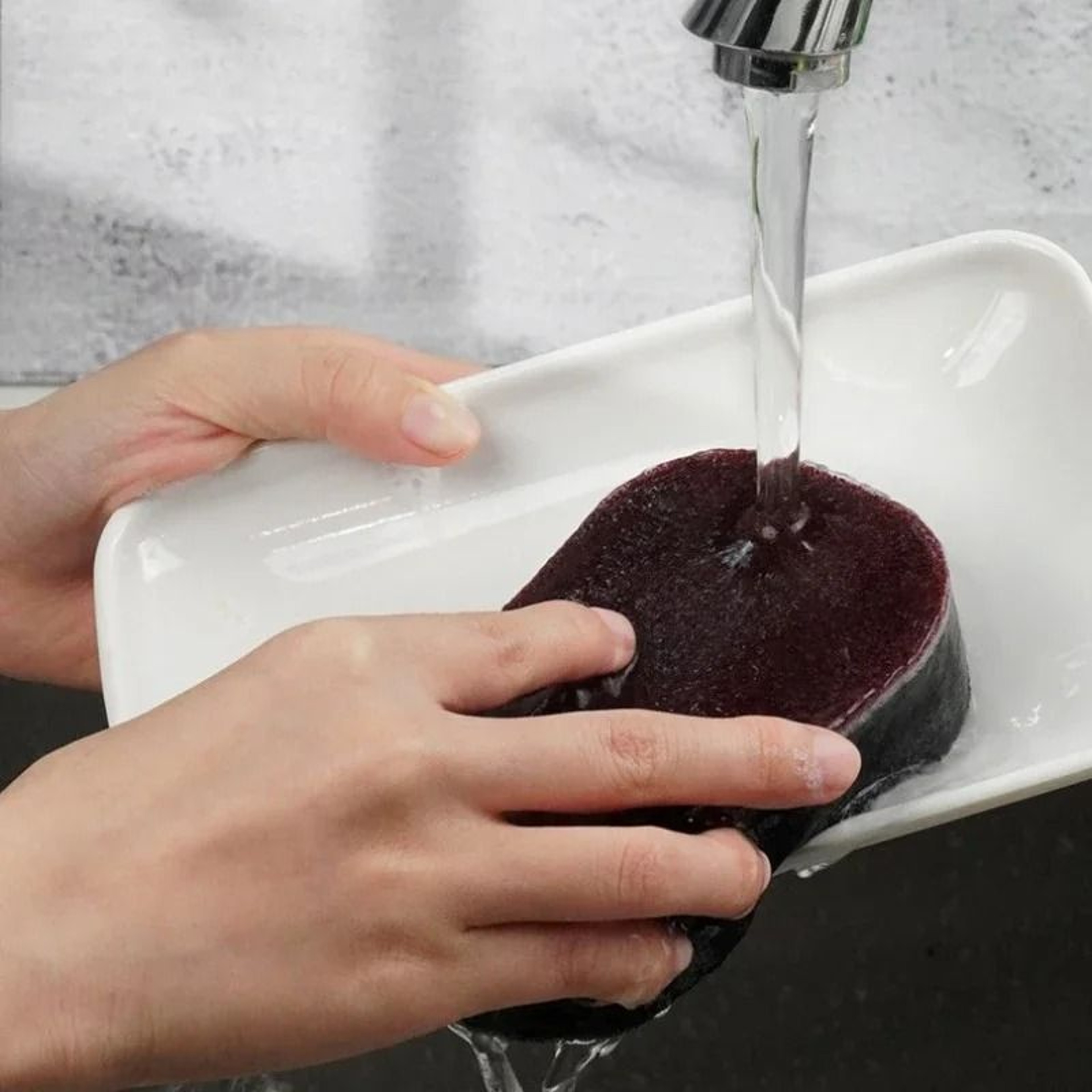 Double Sided Magic Sponge Thick Cleaning Brush For Kitchen And Cookware 2