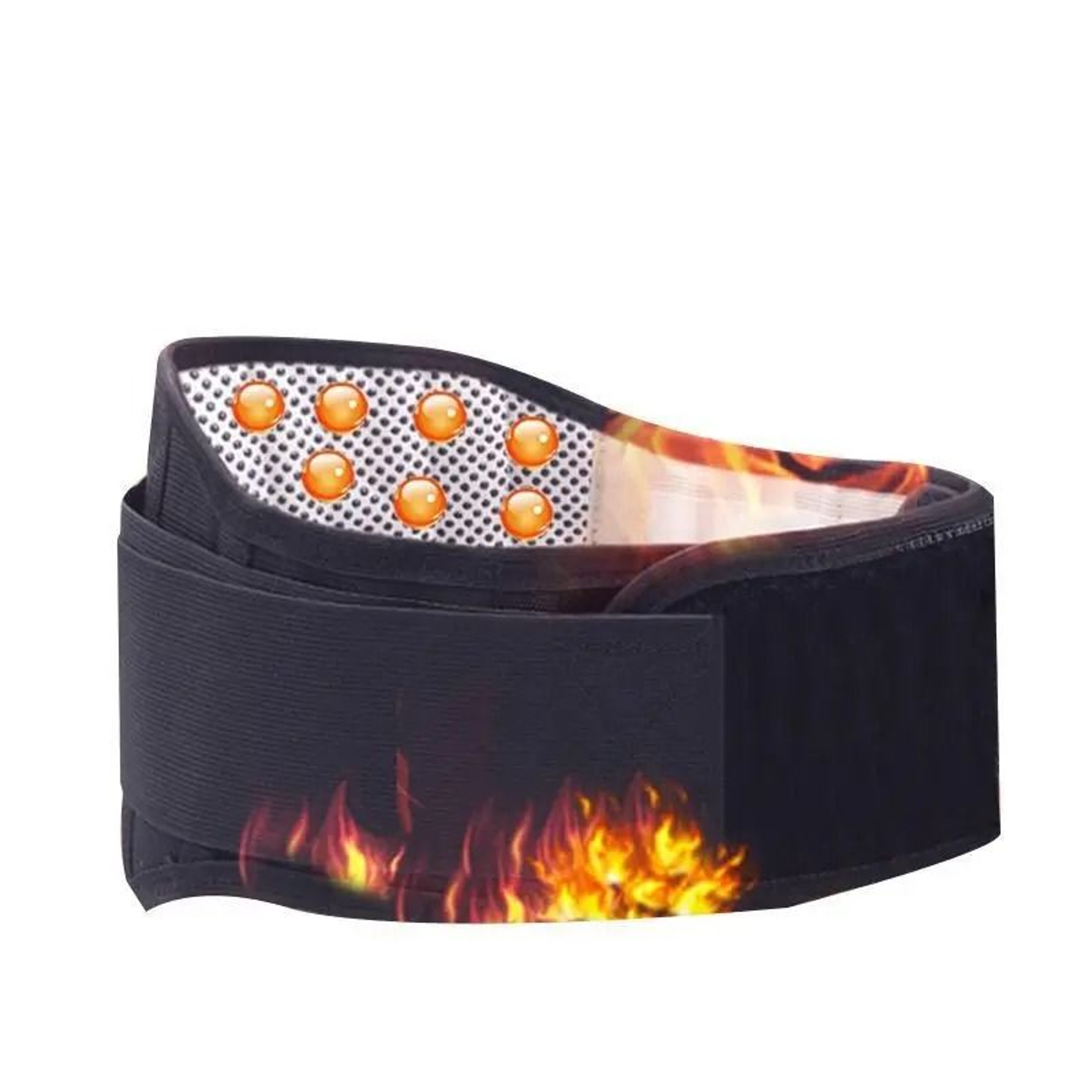 Adjustable Self Heating Magnetic Lumbar Support Belt 2