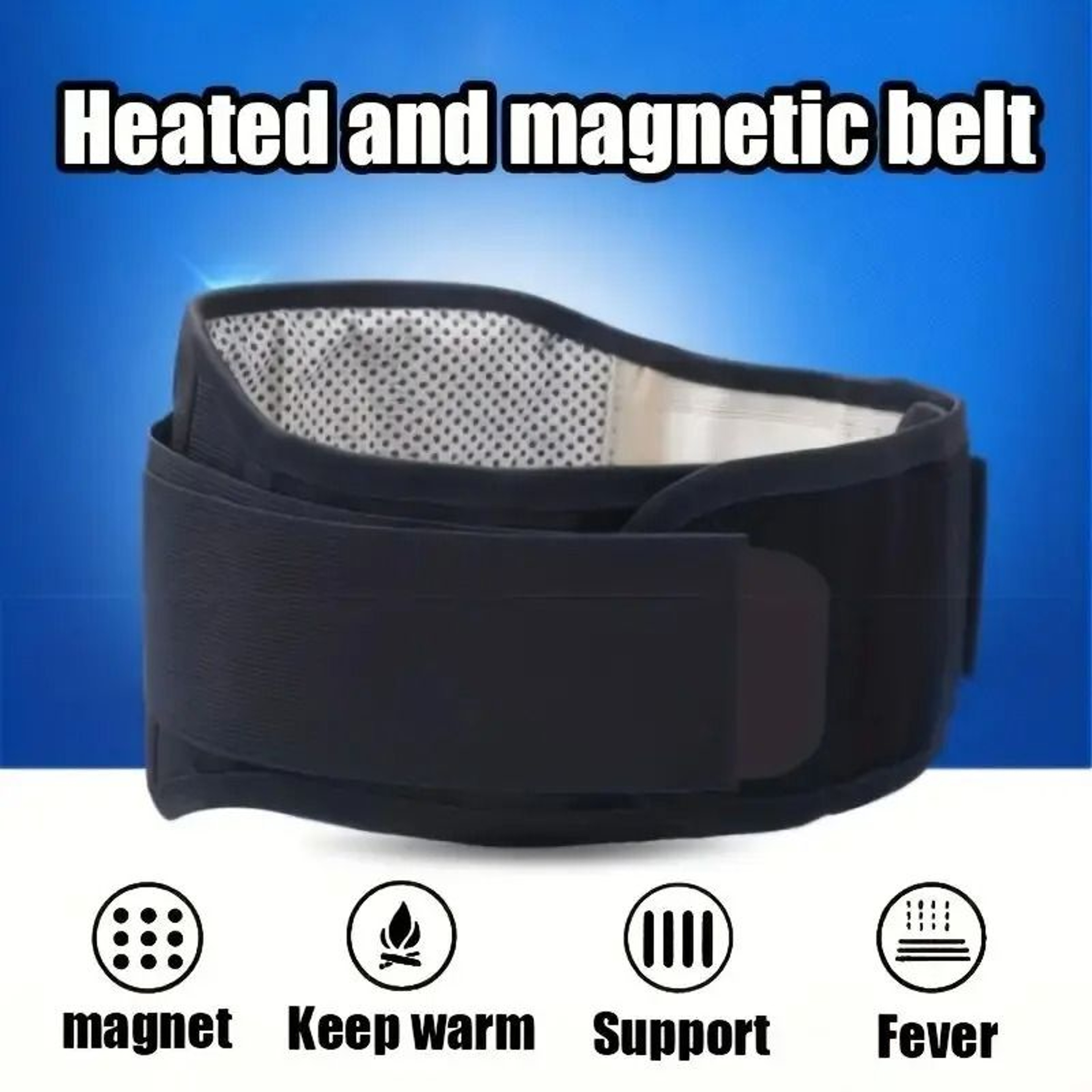Adjustable Self Heating Magnetic Lumbar Support Belt 3