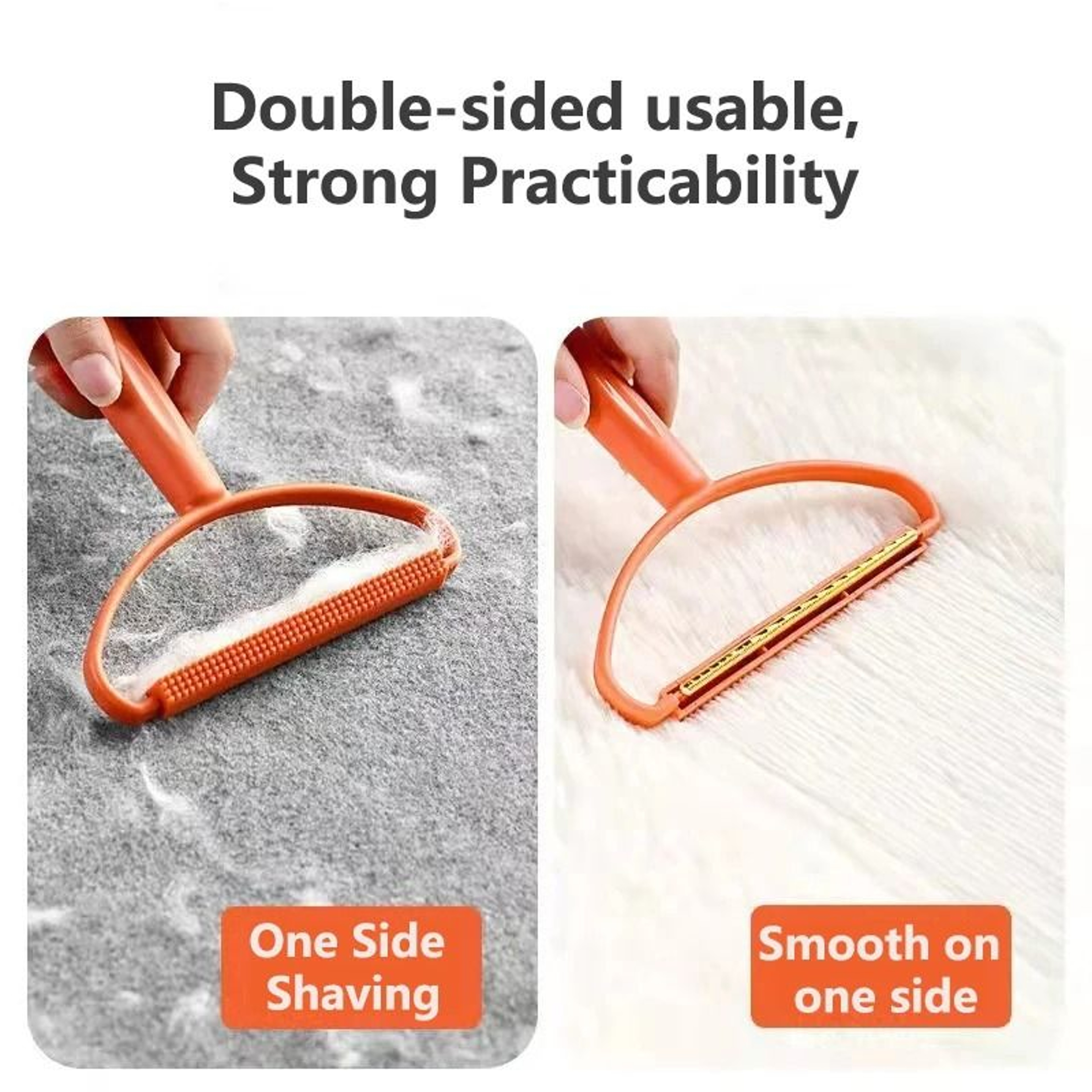 Dual Side Fabric Hair Remover Brush For Clothes And Furniture 4