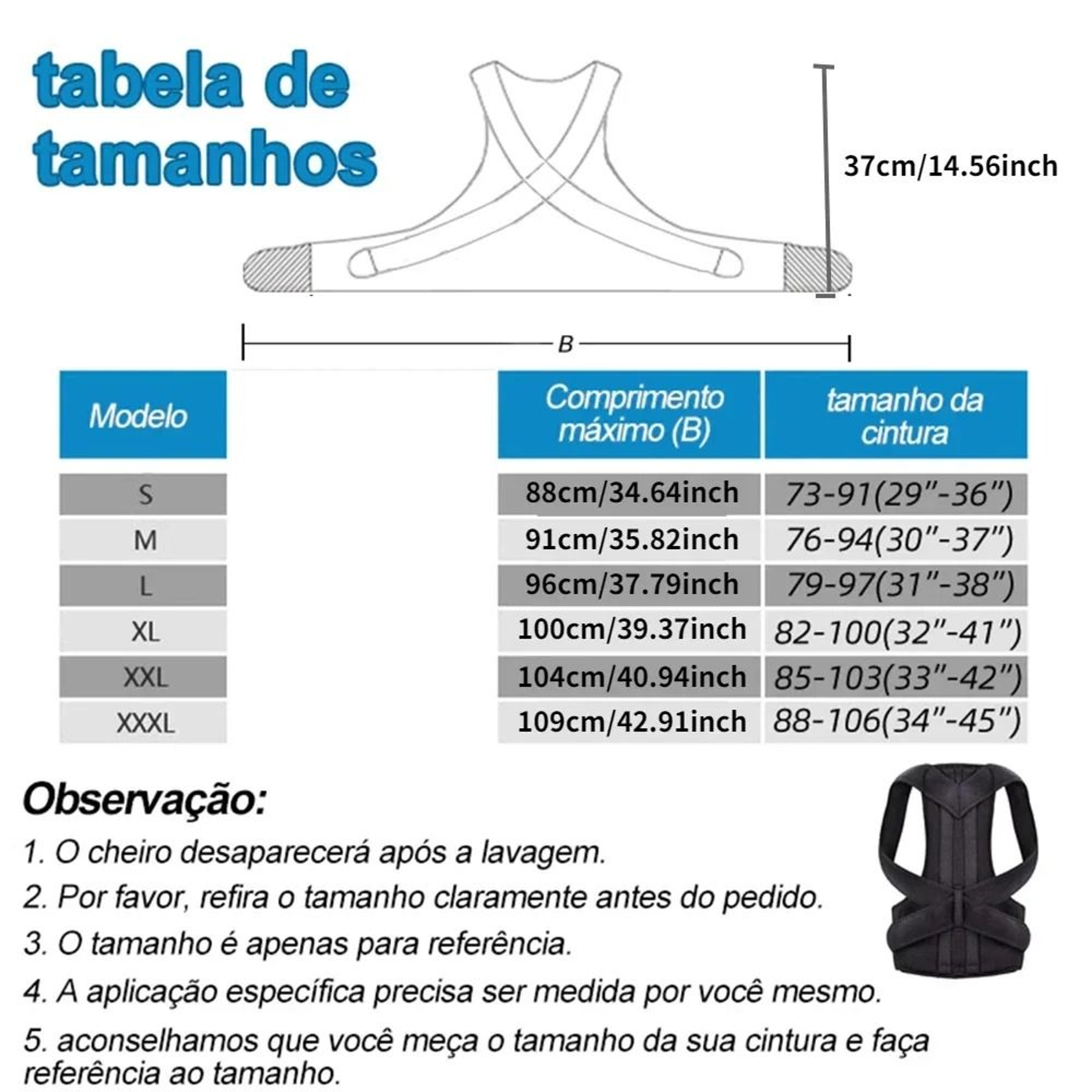 Adjustable Breathable Posture Corrector For Back And Shoulder Support 2