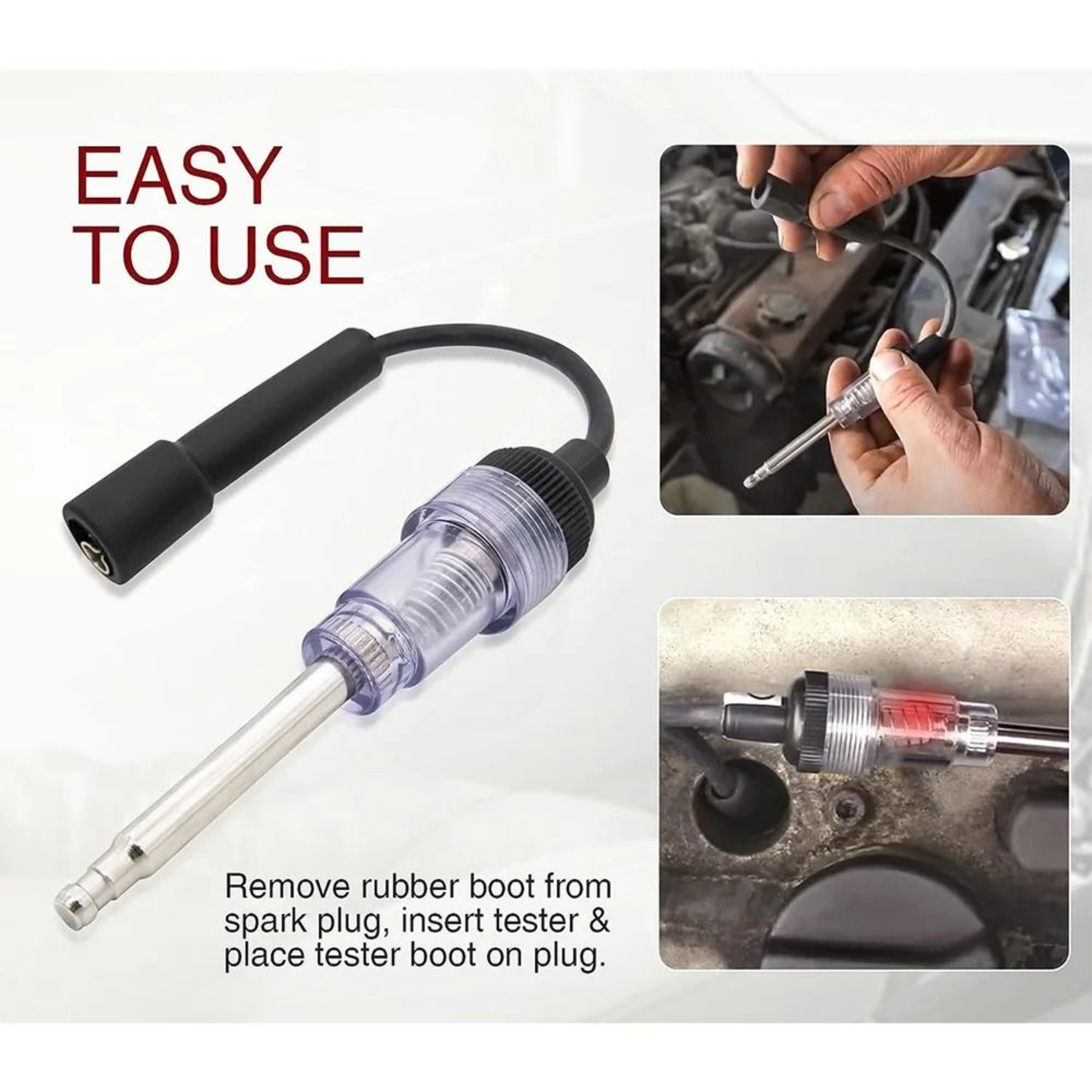 Spark Plug Testing Kit For Engine Ignition Diagnostics 4