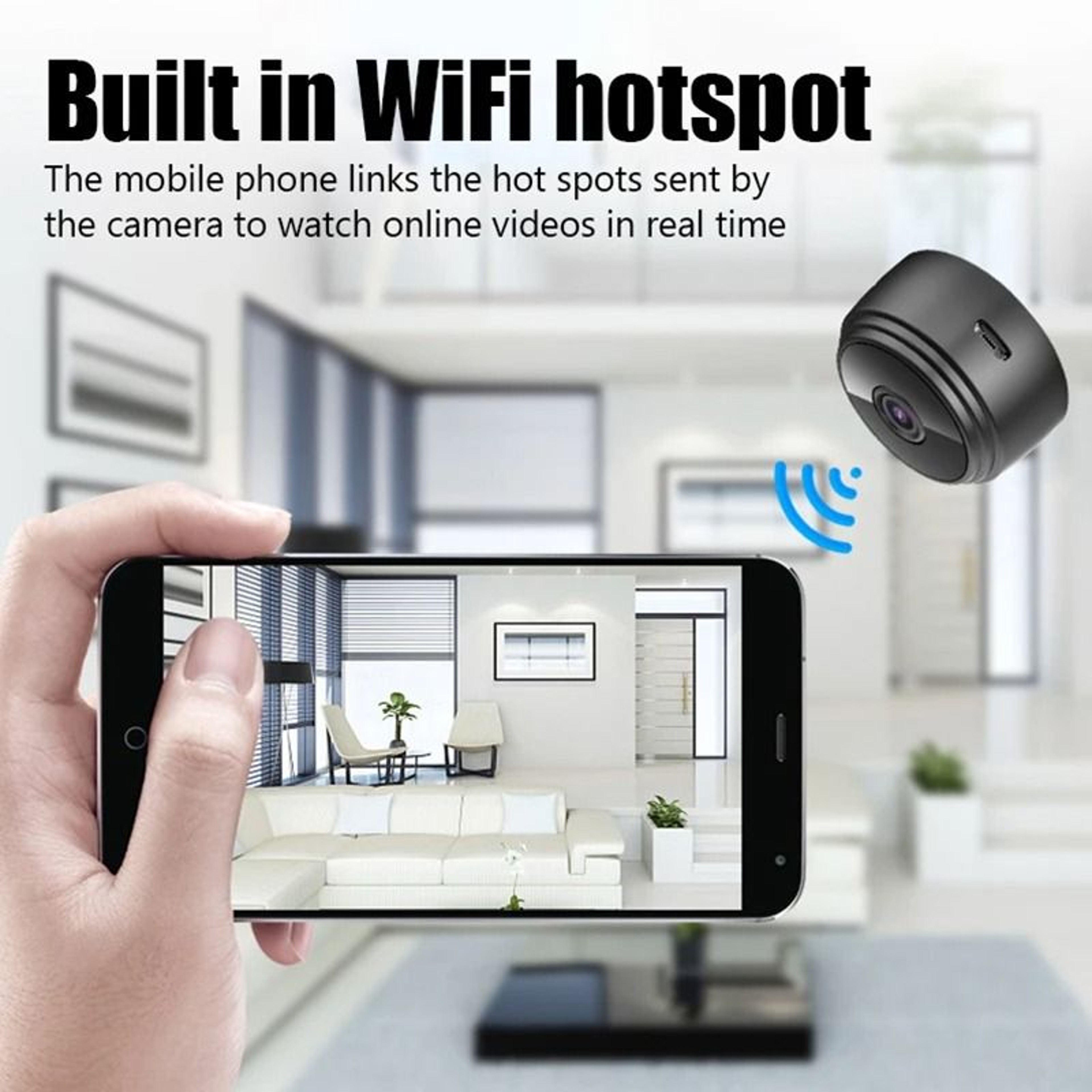 Compact Wireless HD Night Vision Camera 4