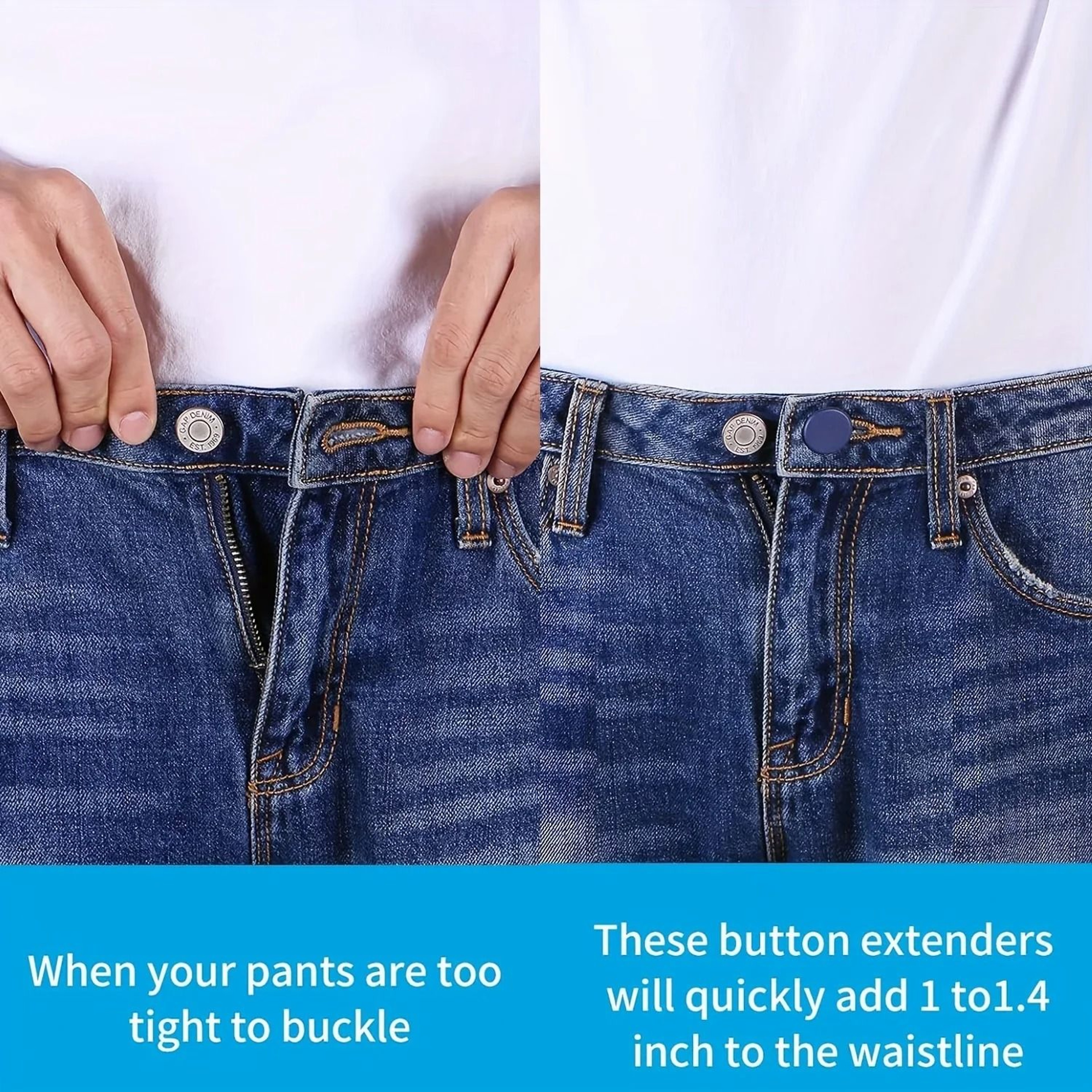 Adjustable Waistband Extender Set 4