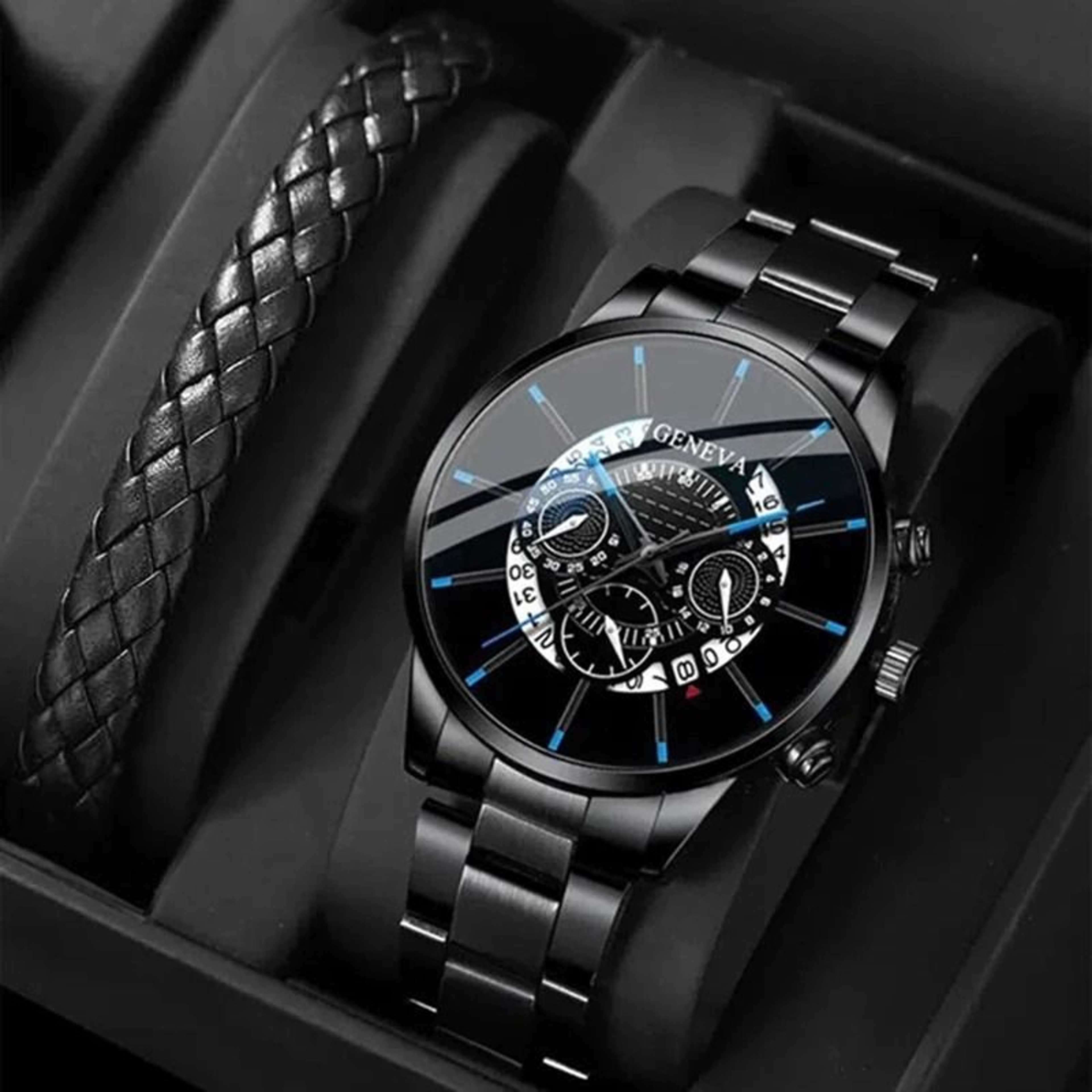 Classic Stainless Steel Quartz Wristwatch 10