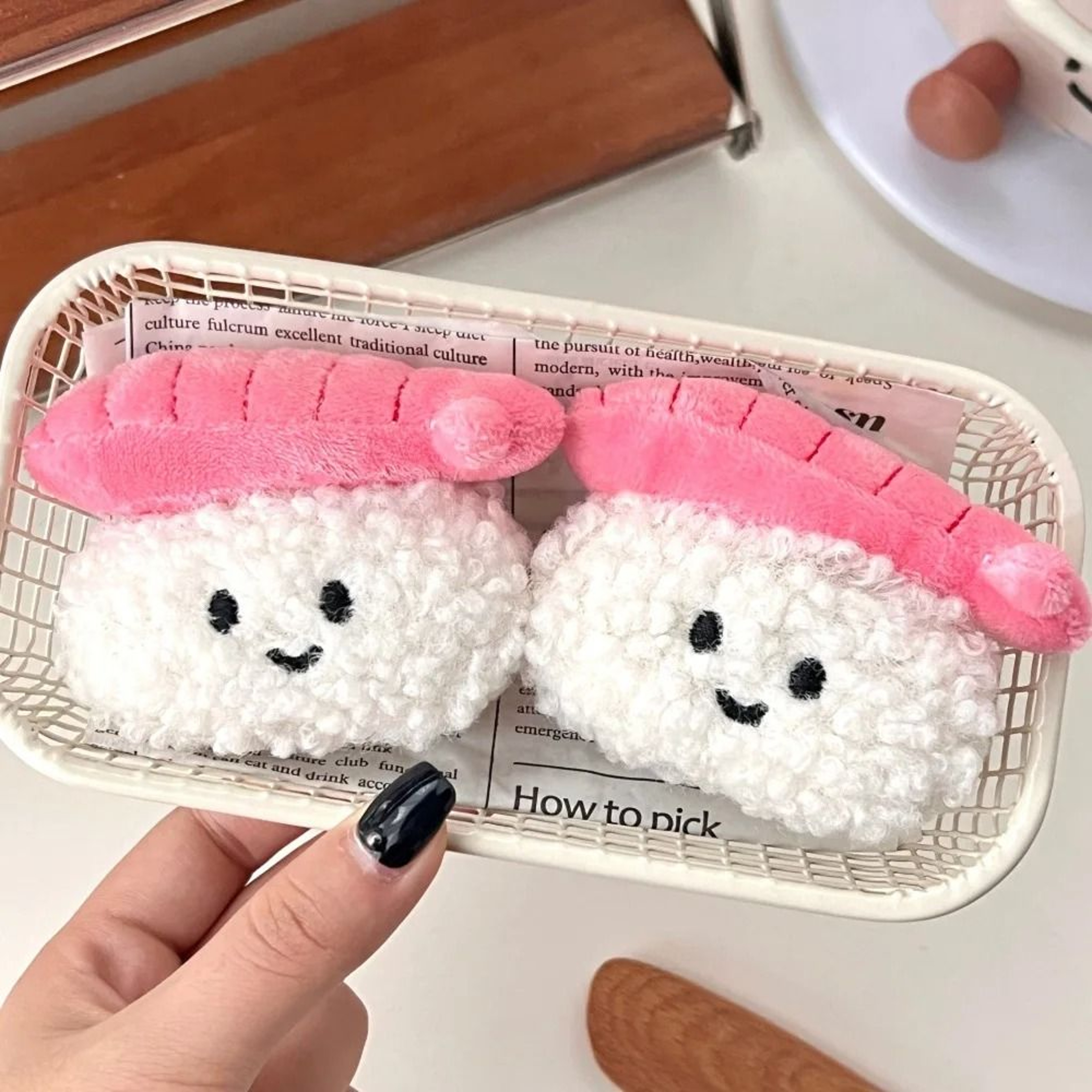 Shrimp Sushi Doll Key Chain Set 6
