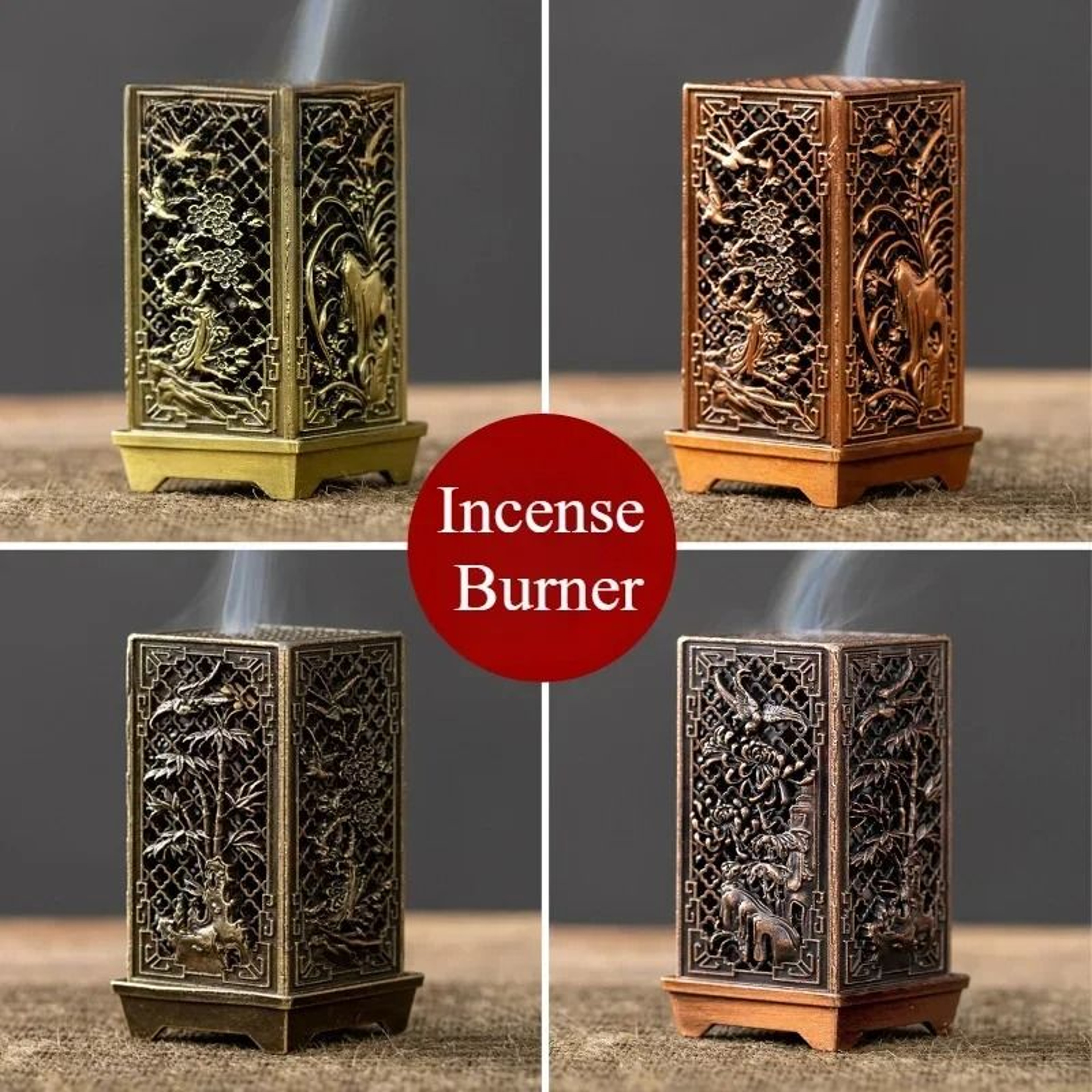 Elegant Metal Aroma Holder 4