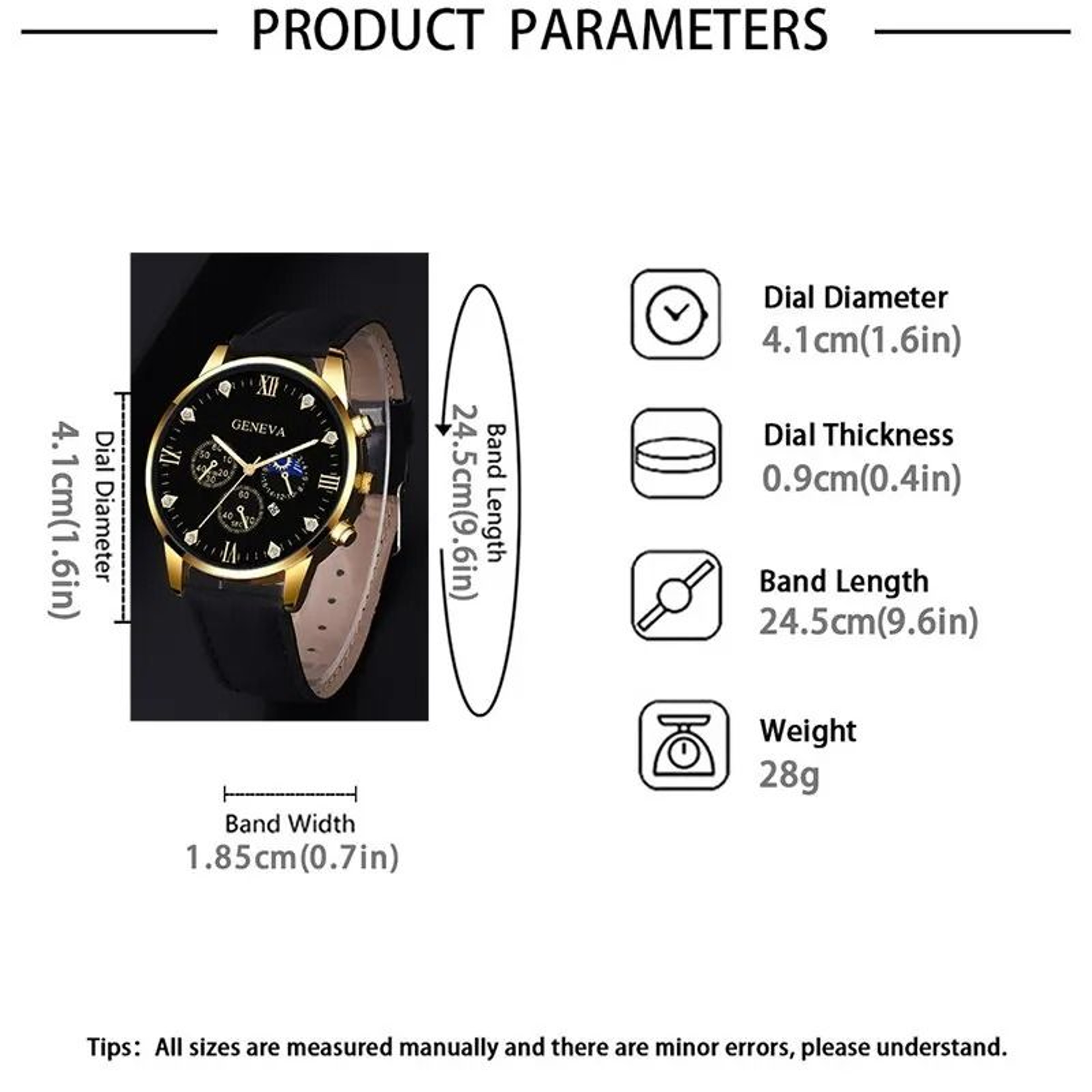 Stylish Mens Watch And Bracelet Set 1