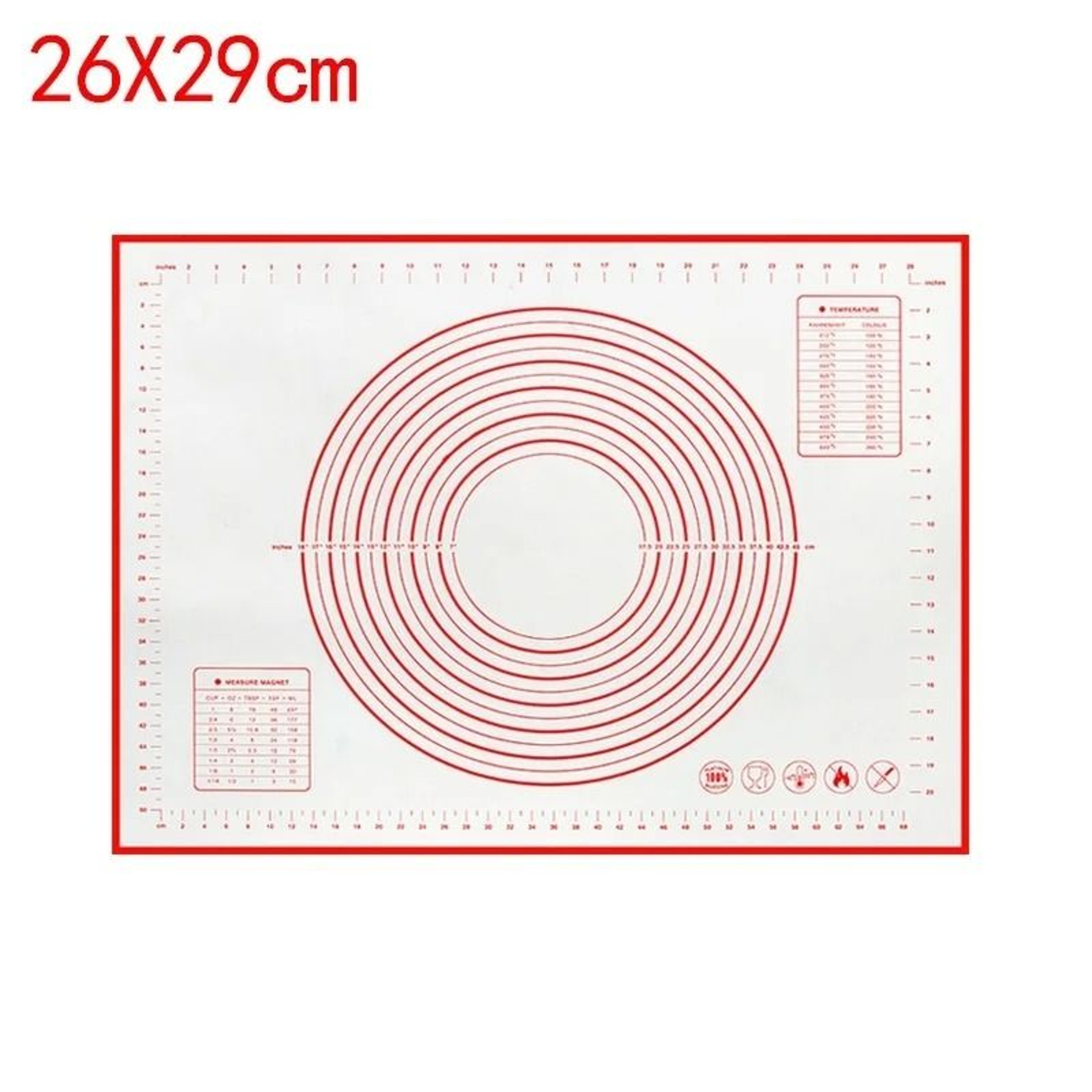 Non Stick Silicone Baking Mat And Kneading Pad 2