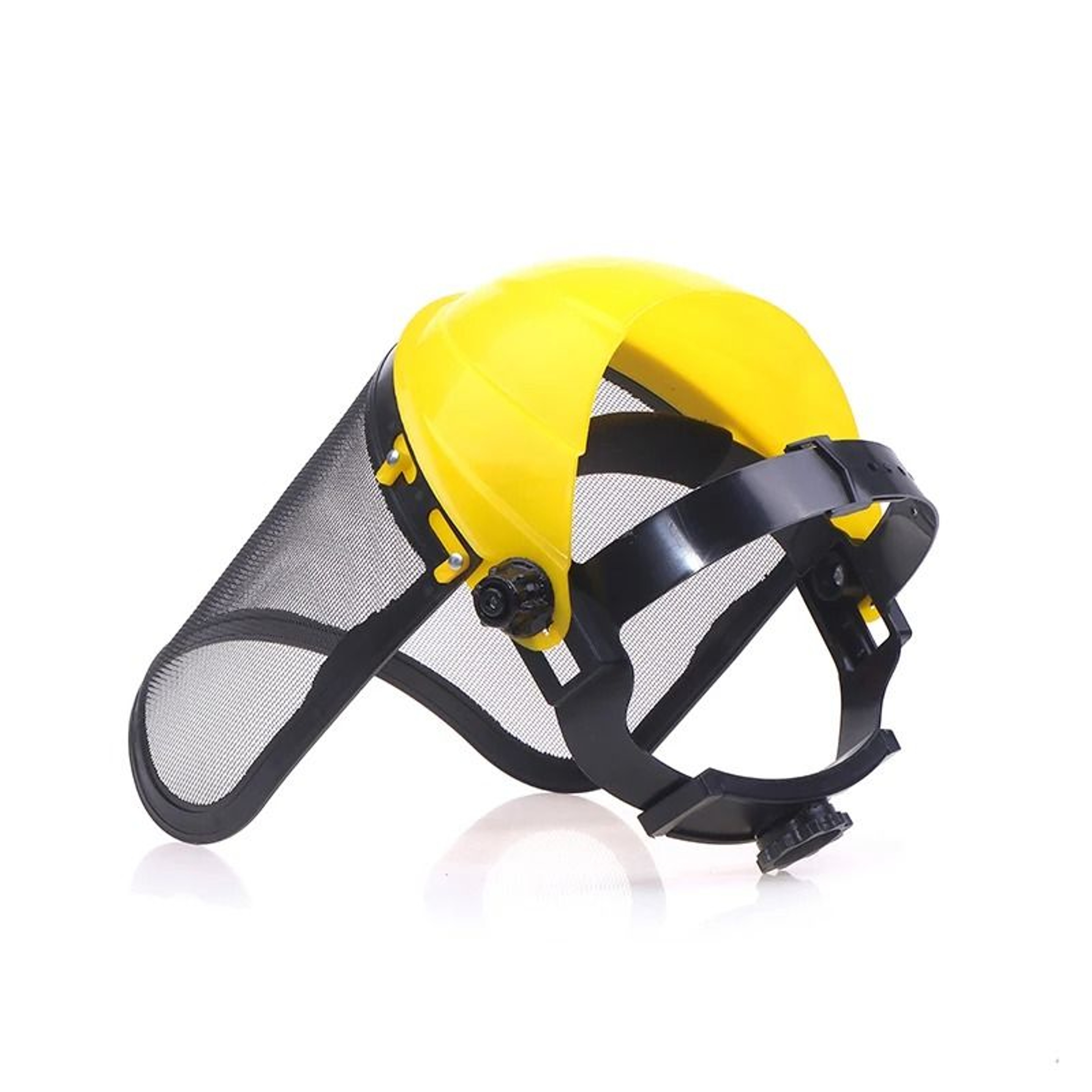 Garden Safety Helmet With Full Face Mesh Protective Mask For Brush Cutting And Forestry Work 5