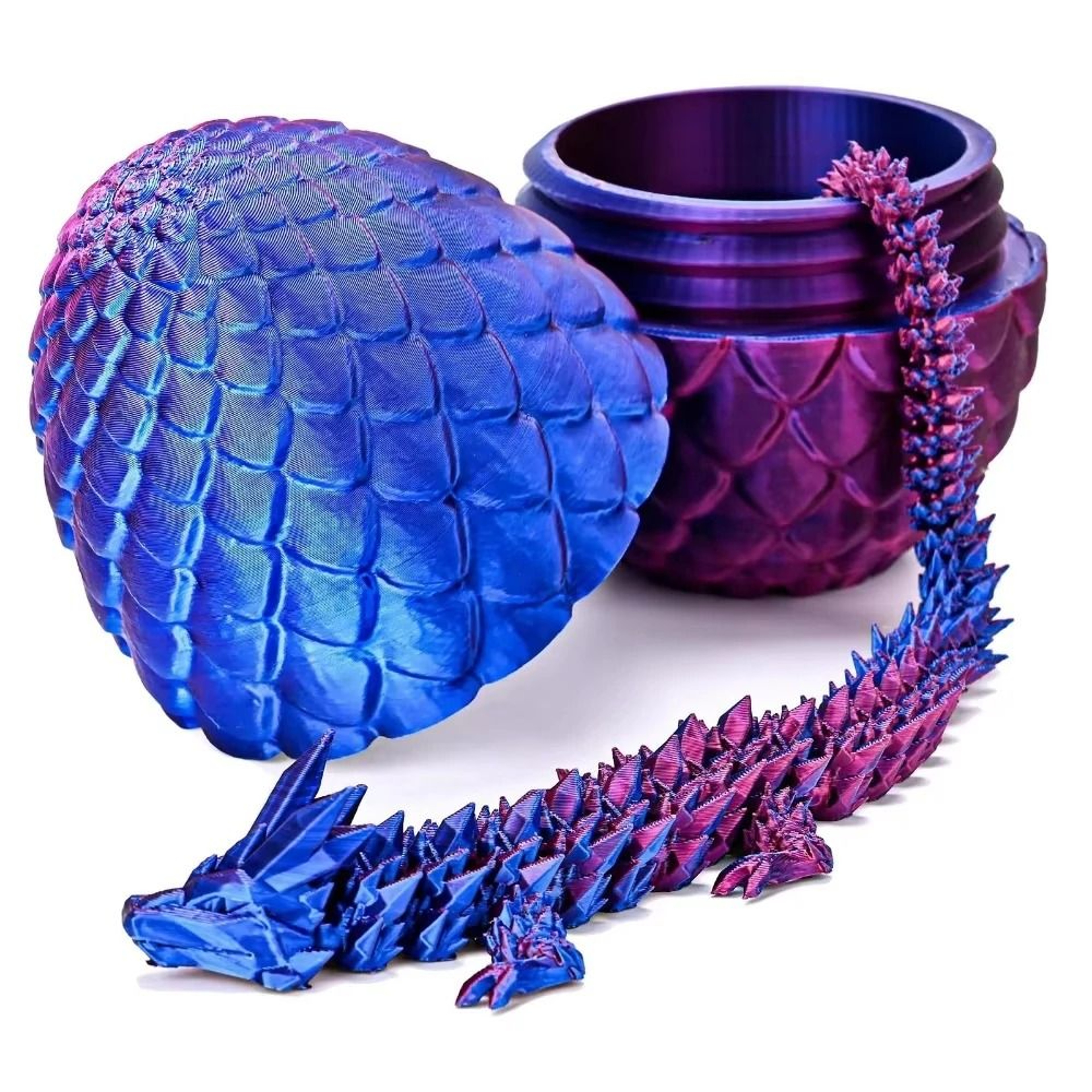 Articulated Dragon Egg Toy With Fully Movable Dragon Model 7