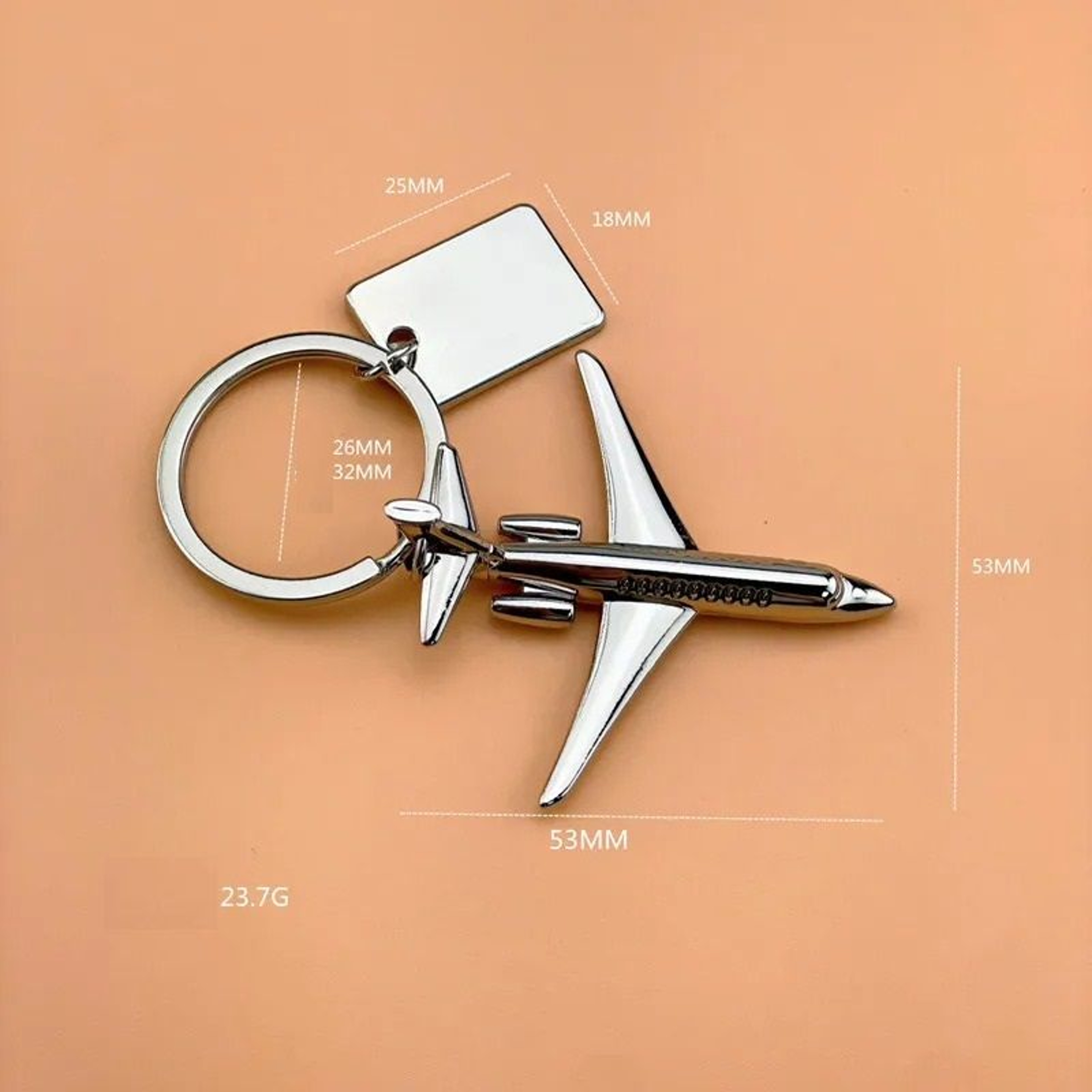 Creative Aircraft Model Keychain For Men And Women 8