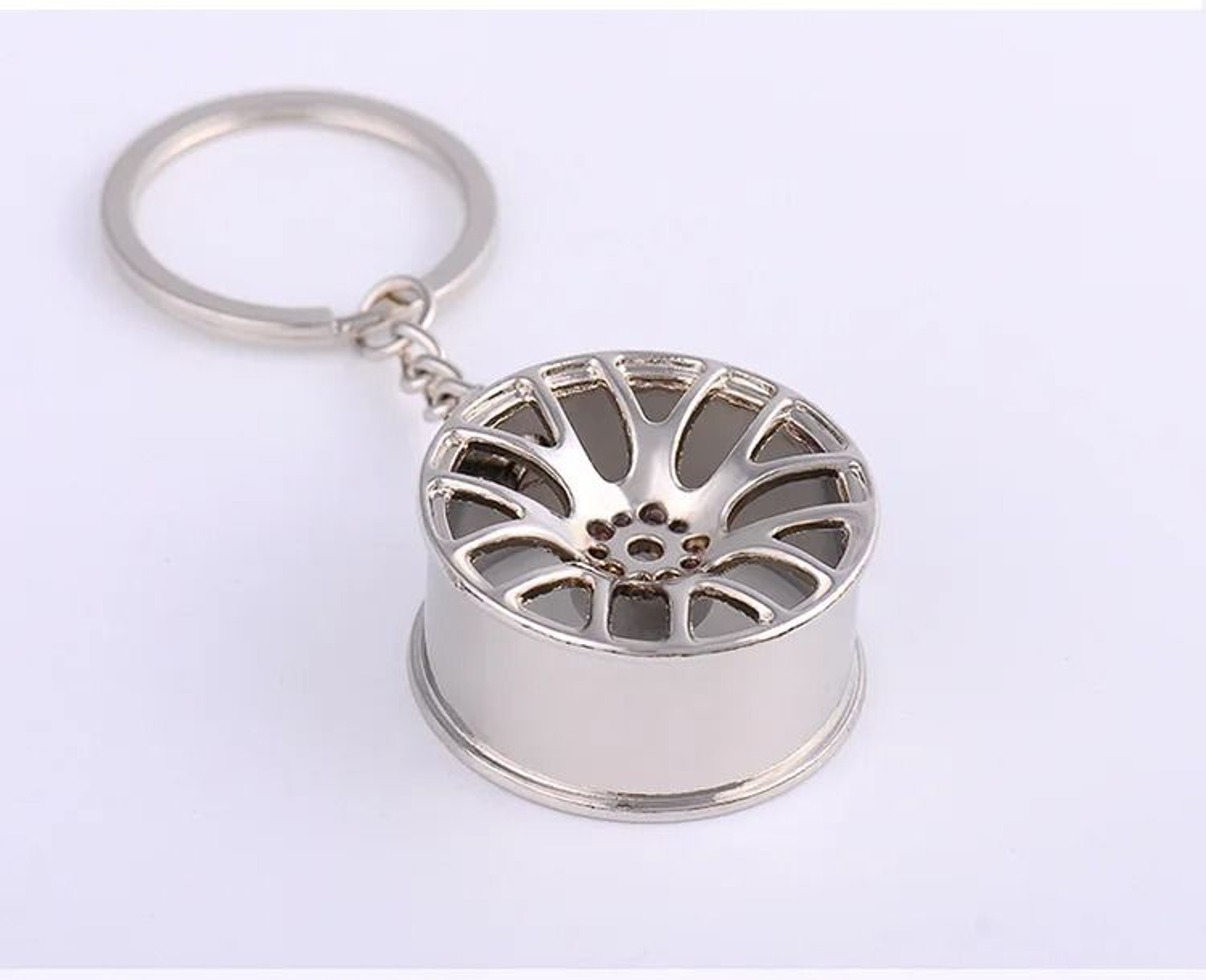 Miniature Metal Wheel Rim Keychain For Car Fans 3