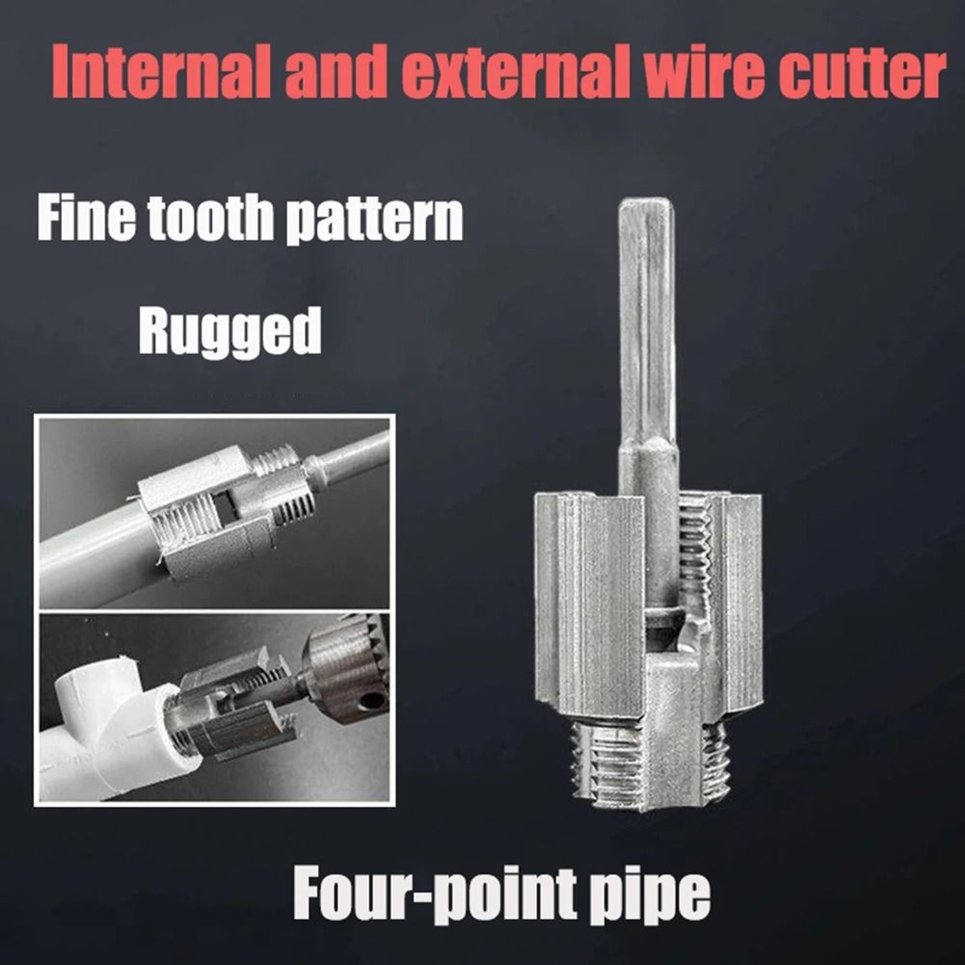 Universal Internal And External Pipe Threading Tool For Pipe Fittings And Plumbing Repairs 3