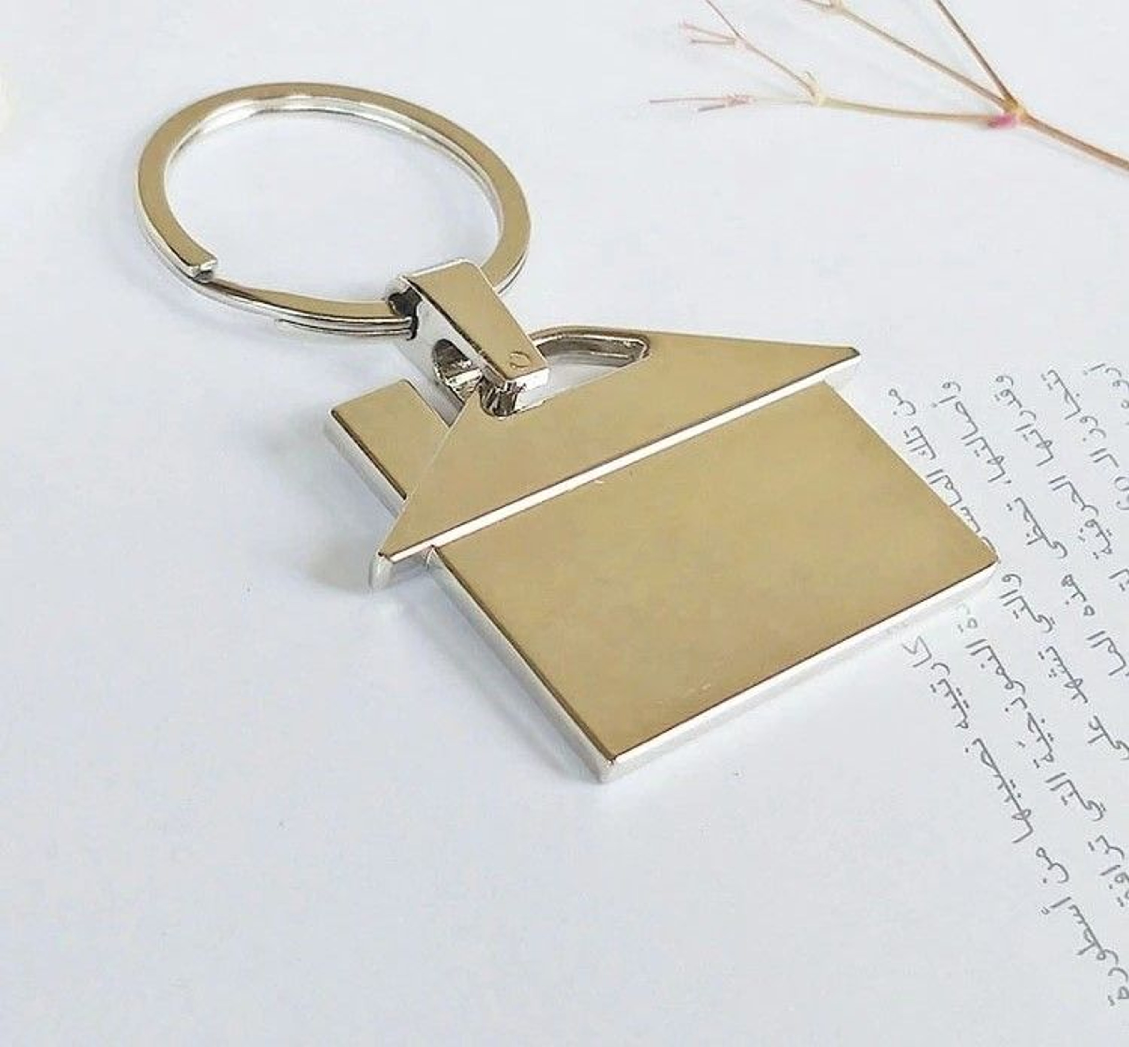 Cartoon House With Window Keychain Bag Charm For Men Women 8