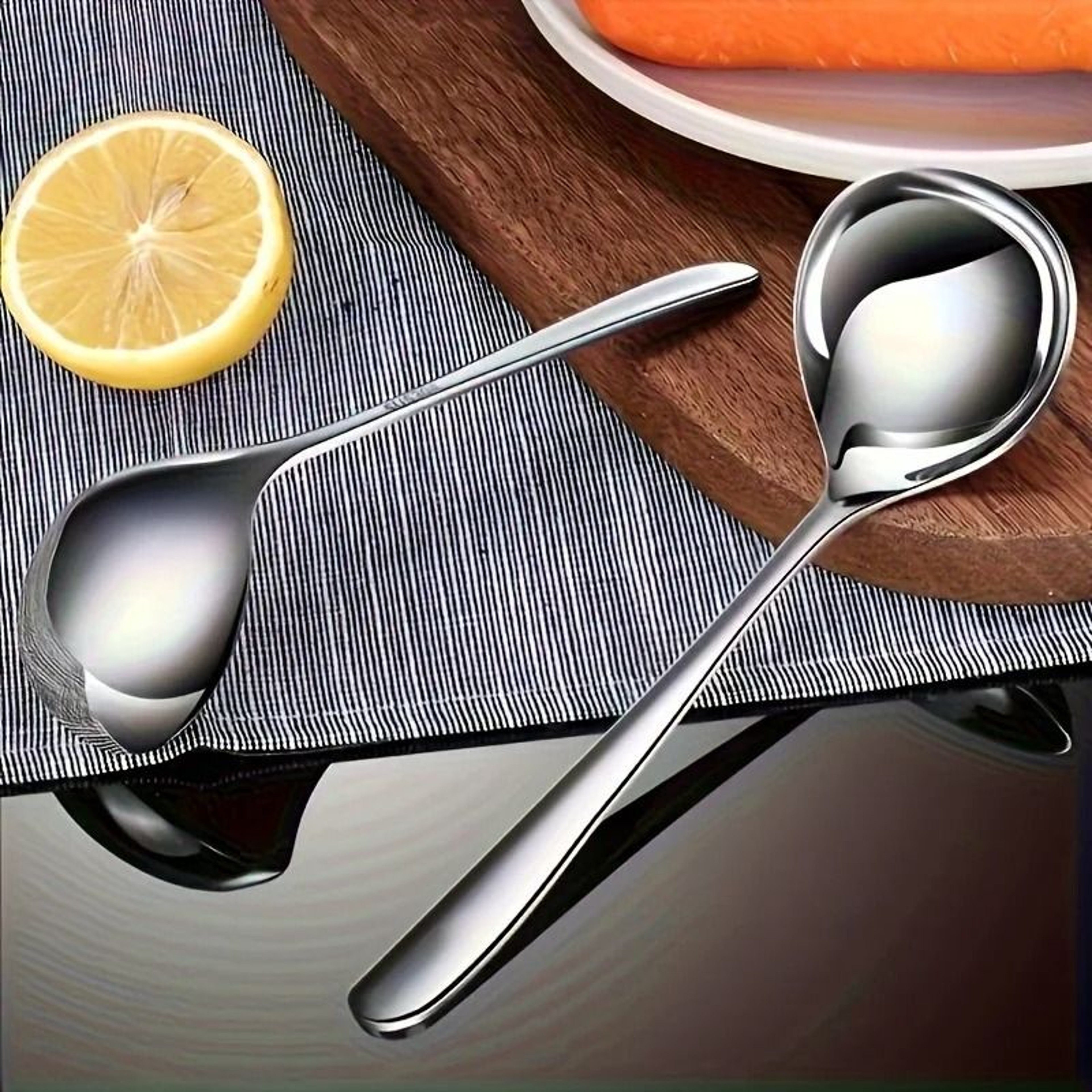 Heavy Duty Stainless Steel Serving Spoon Set 6