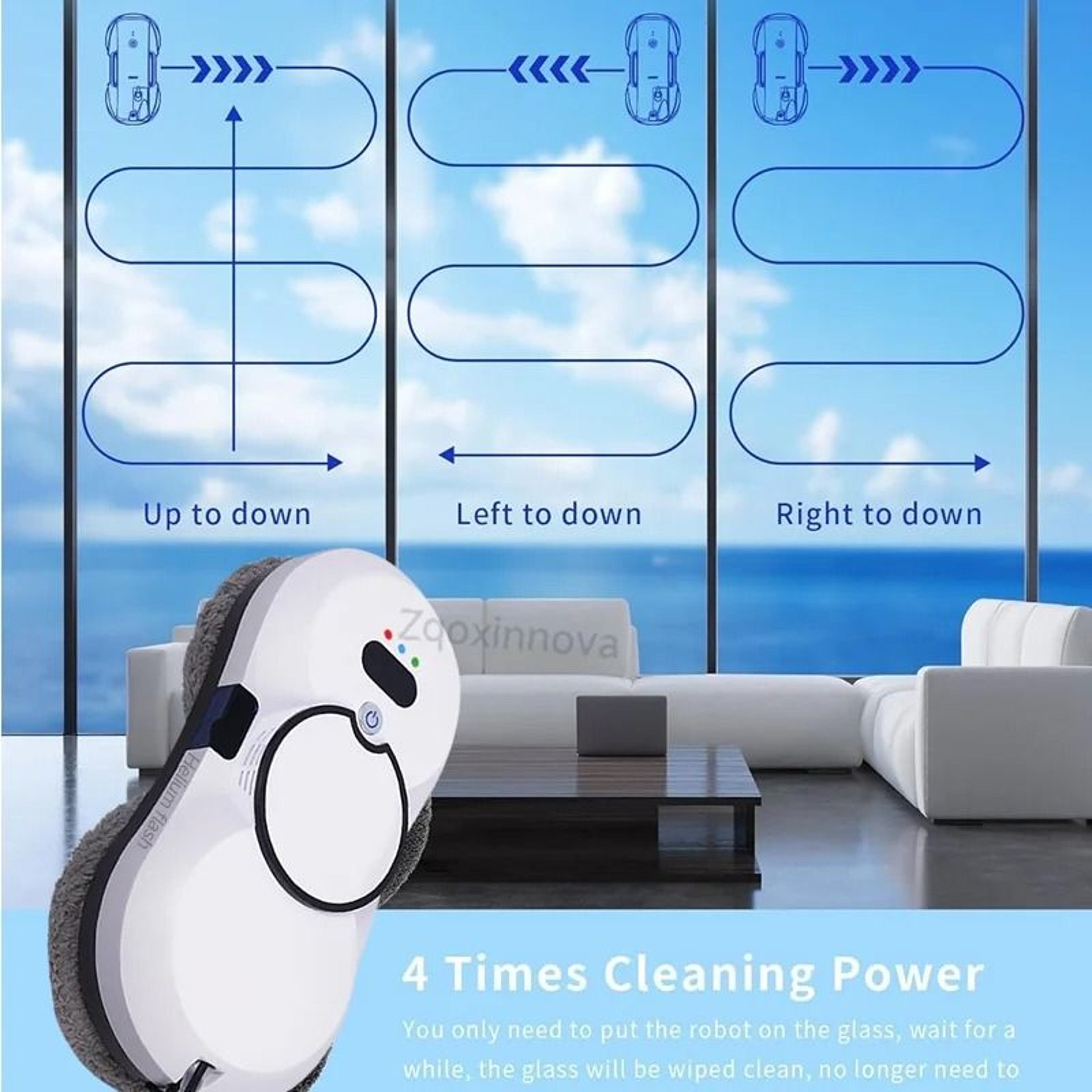 Smart Window Cleaning Robot Automatic Glass Washer 3