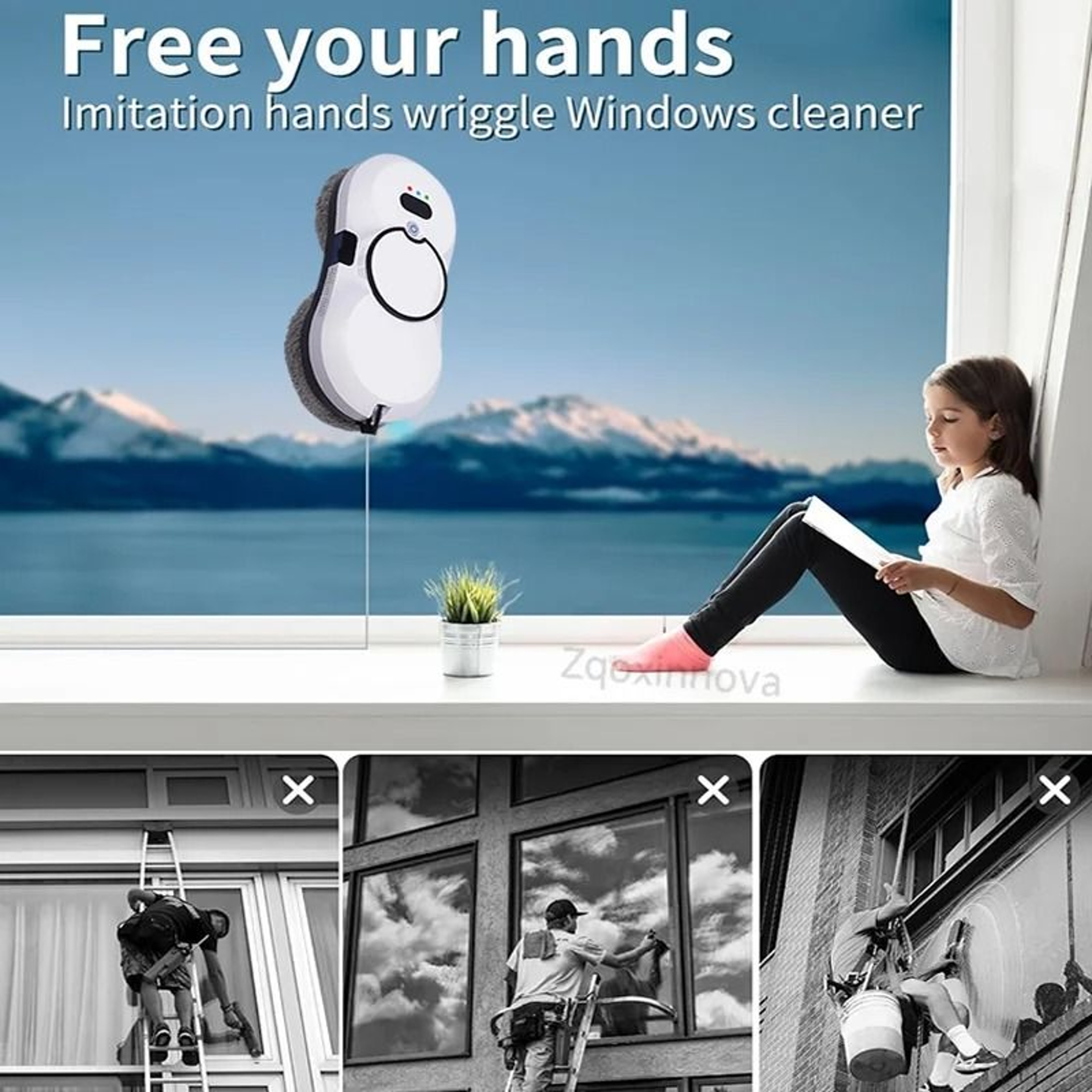 Smart Window Cleaning Robot Automatic Glass Washer 4