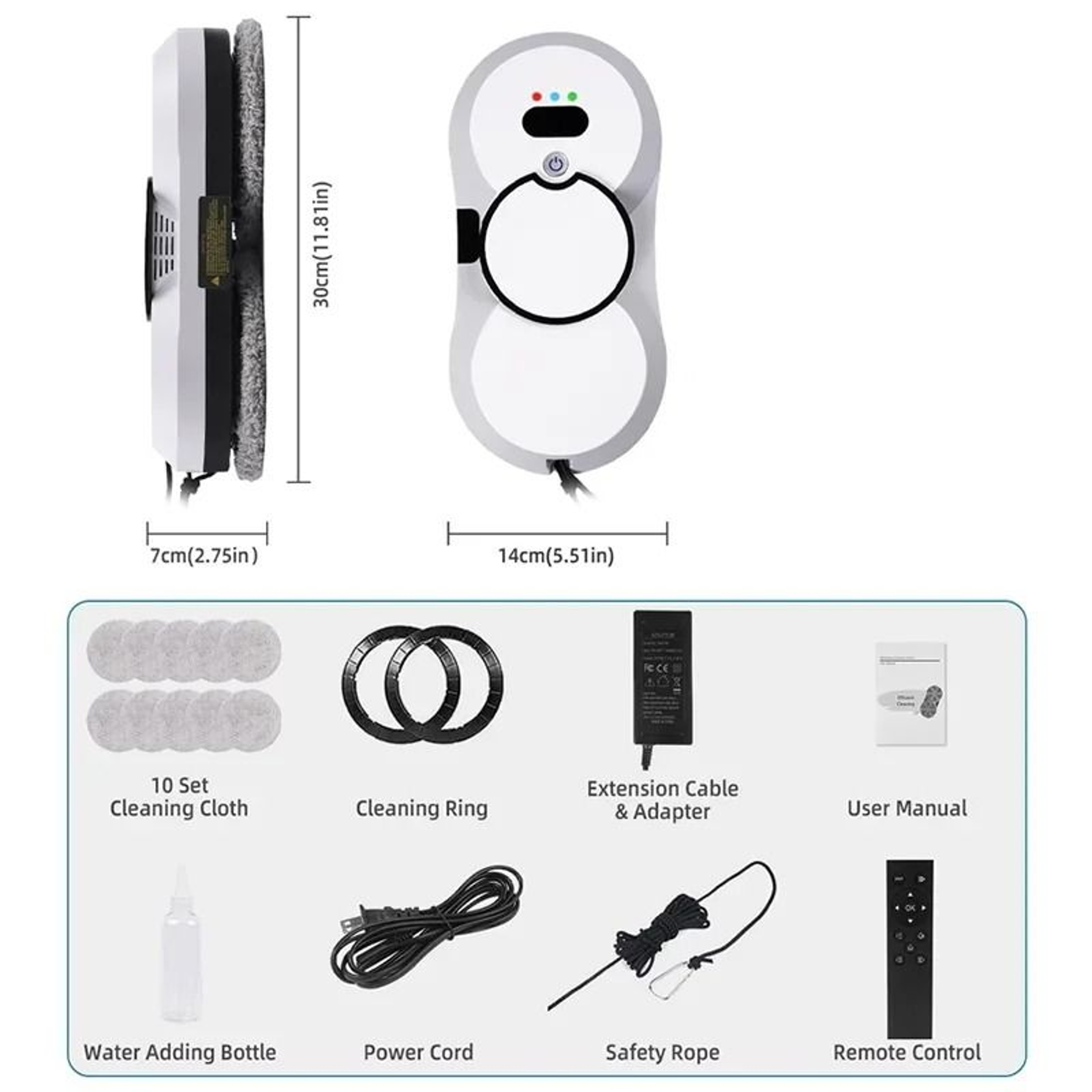 Smart Window Cleaning Robot Automatic Glass Washer 6