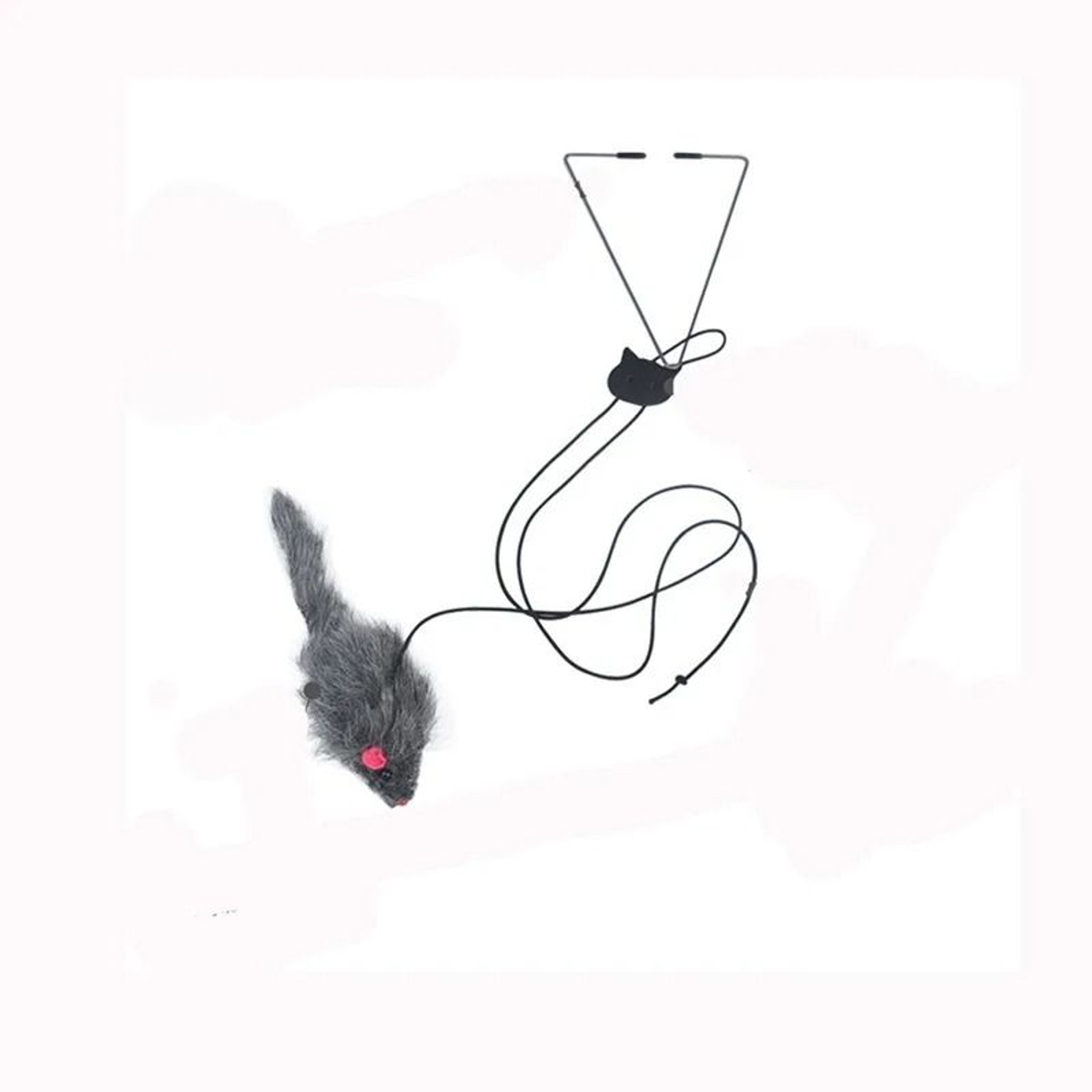 Interactive Door Hanging Cat Toy With Mouse Teaser 7