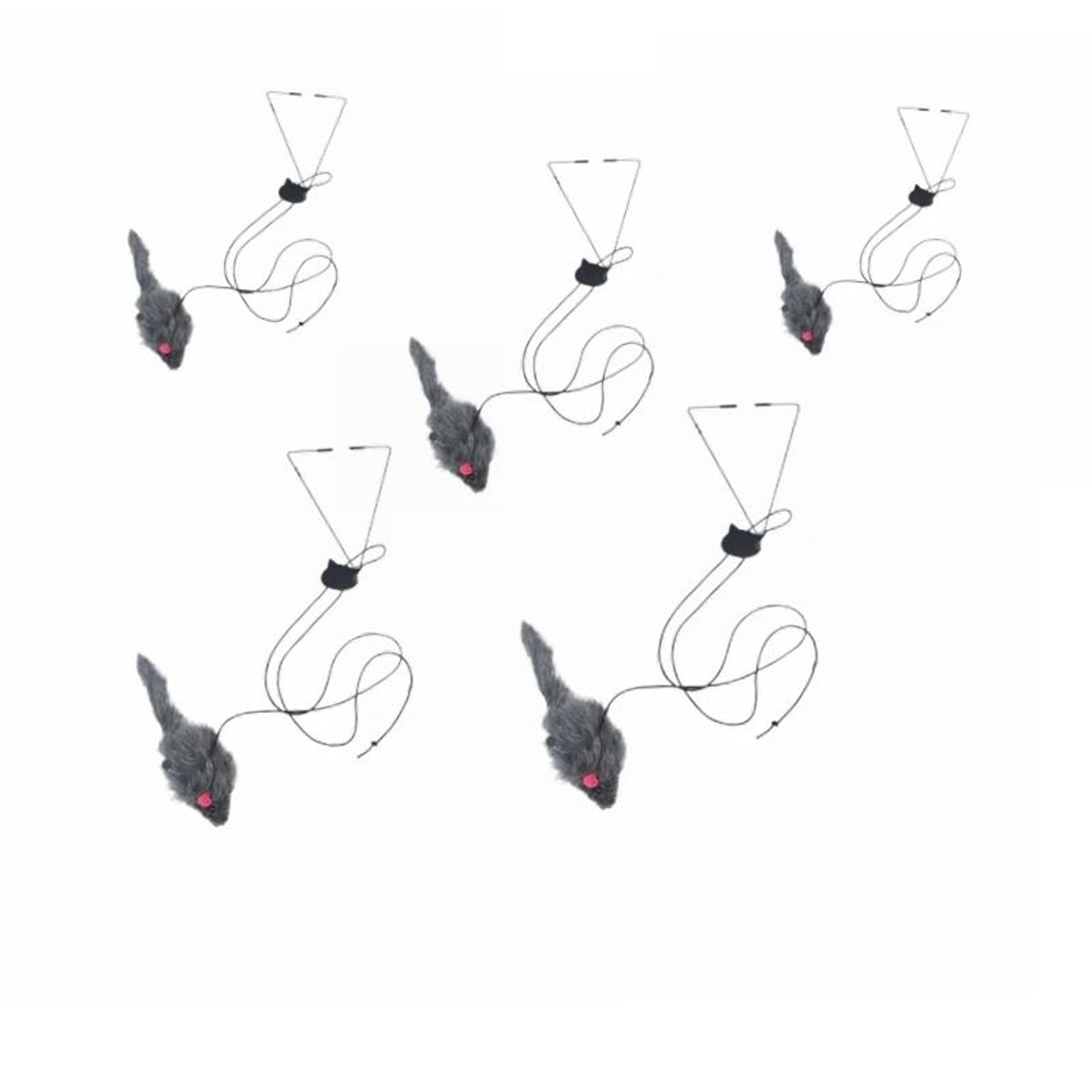 Interactive Door Hanging Cat Toy With Mouse Teaser 8