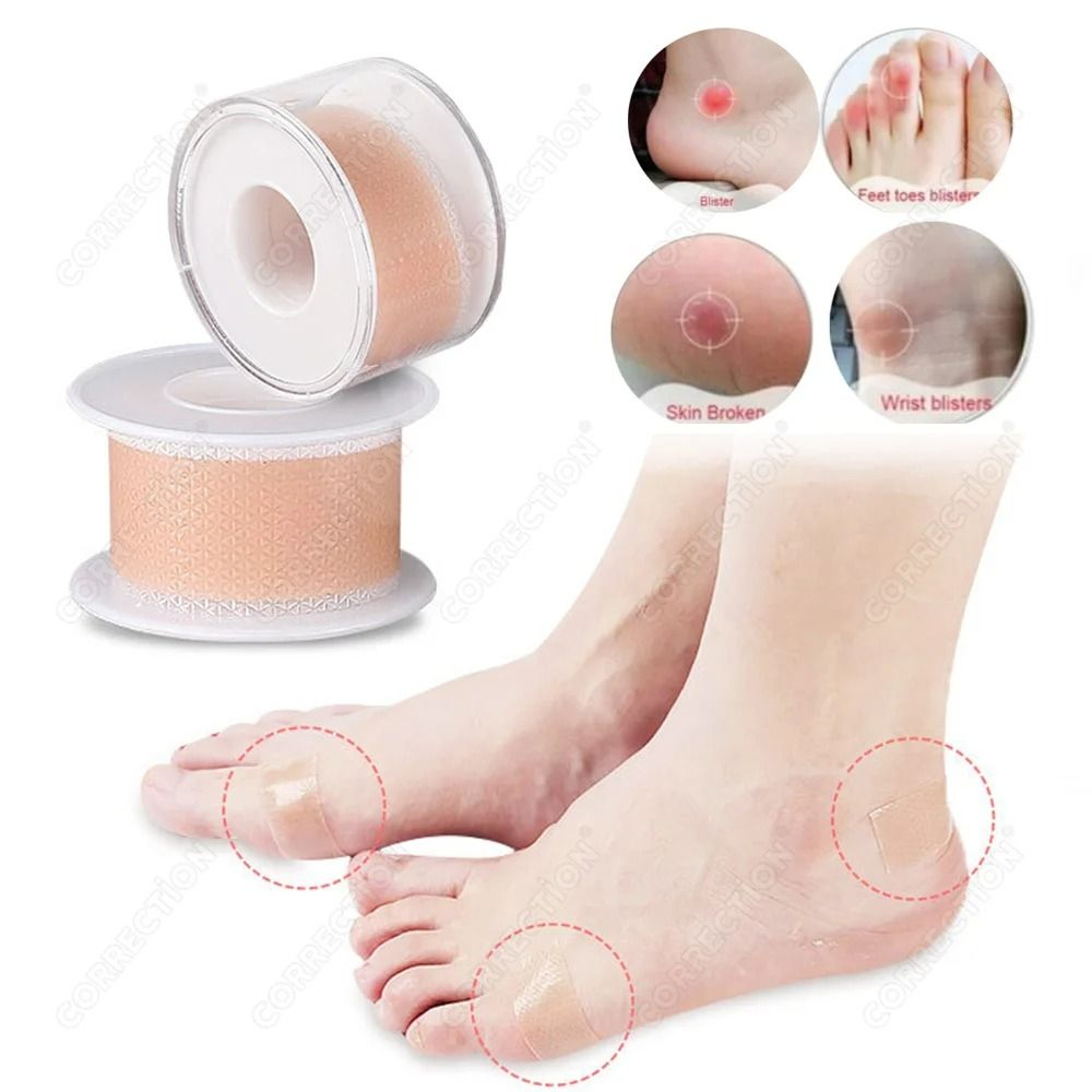Silicone Gel Heel Insole Grips For Comfortable Shoe Fit And Support 6