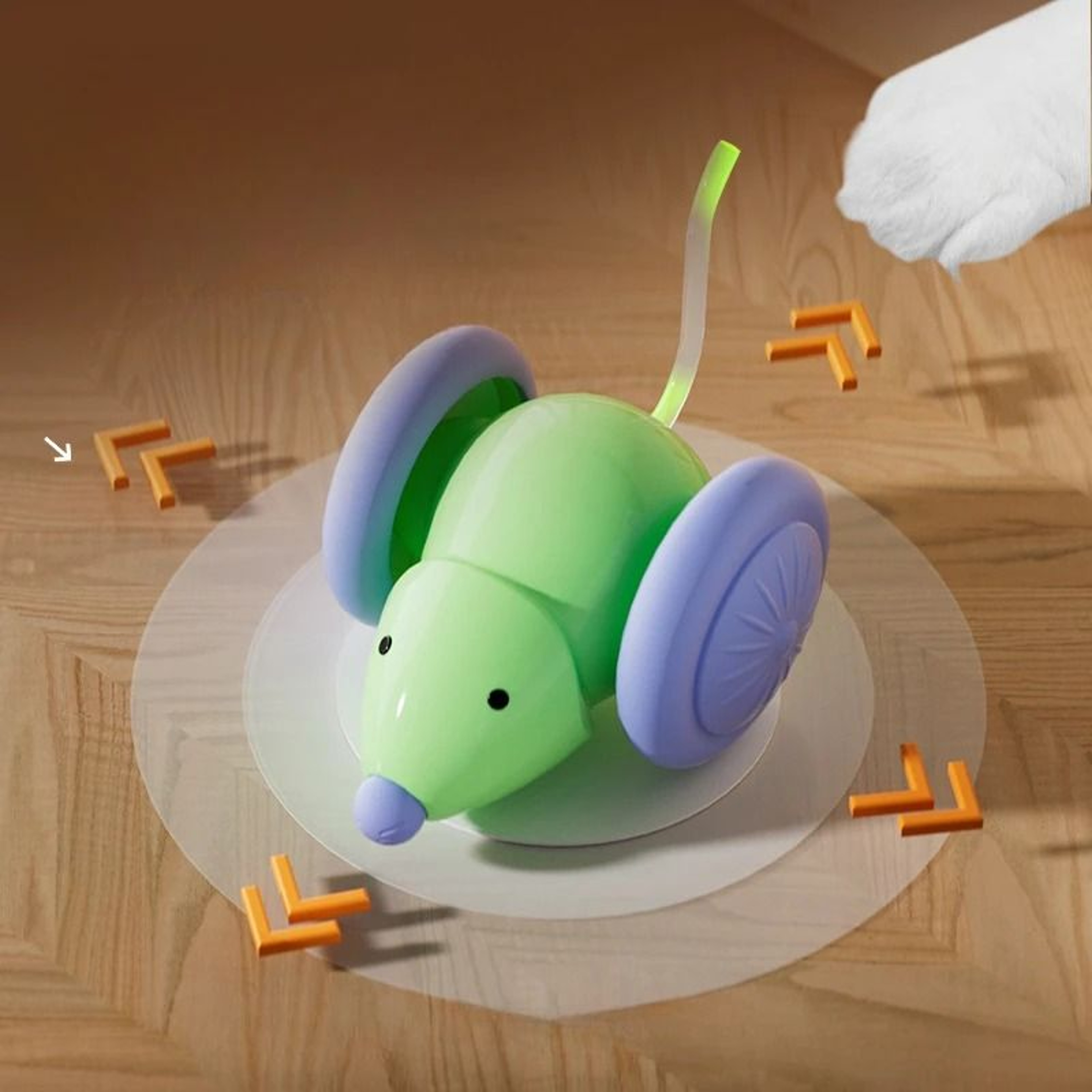 Keep Your Cat Active And Entertained With This Interactive Electric Mouse Car Toy Designed To Stimu 3
