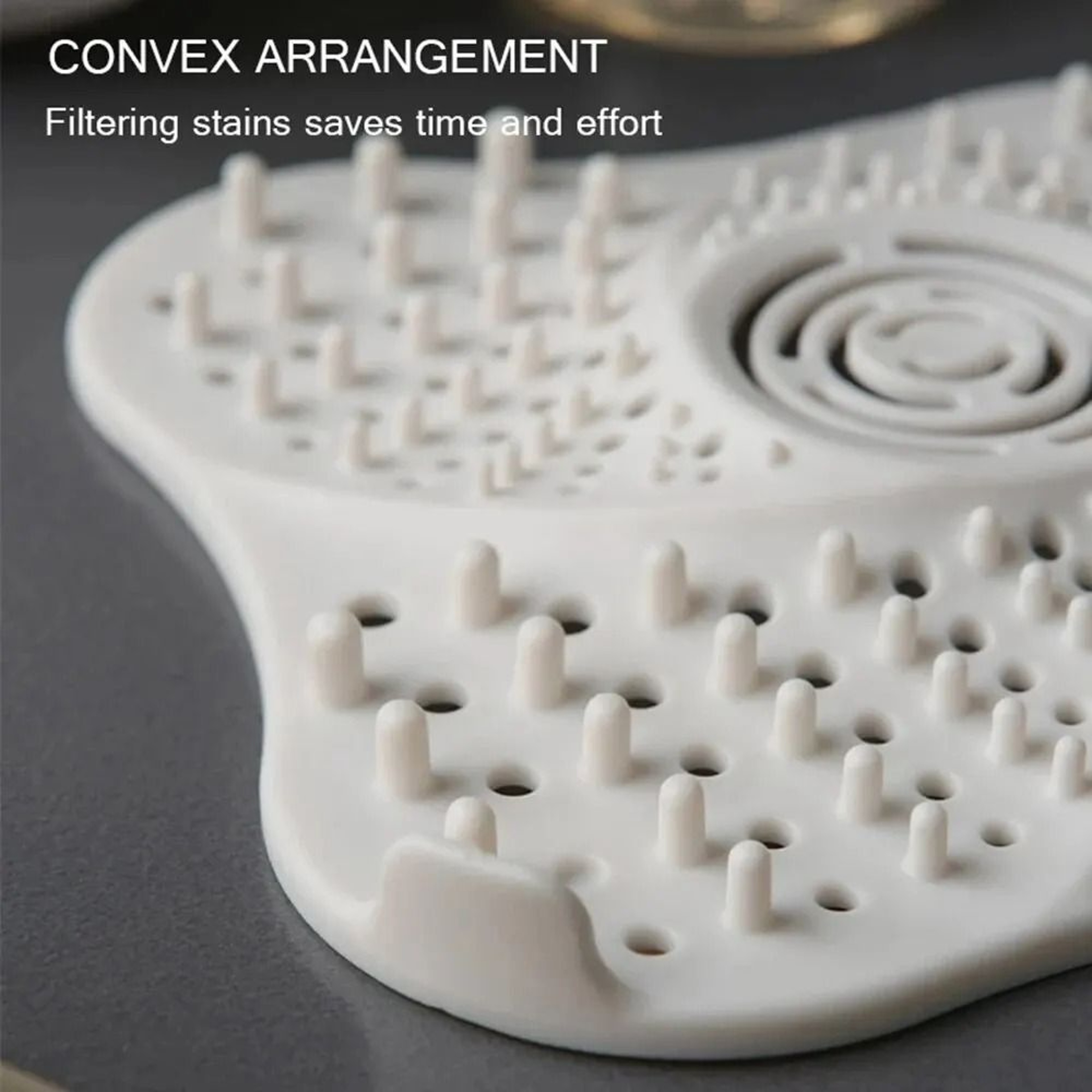 Anti Blocking Shower Floor Drain Hair Catcher And Stopper Plug 3