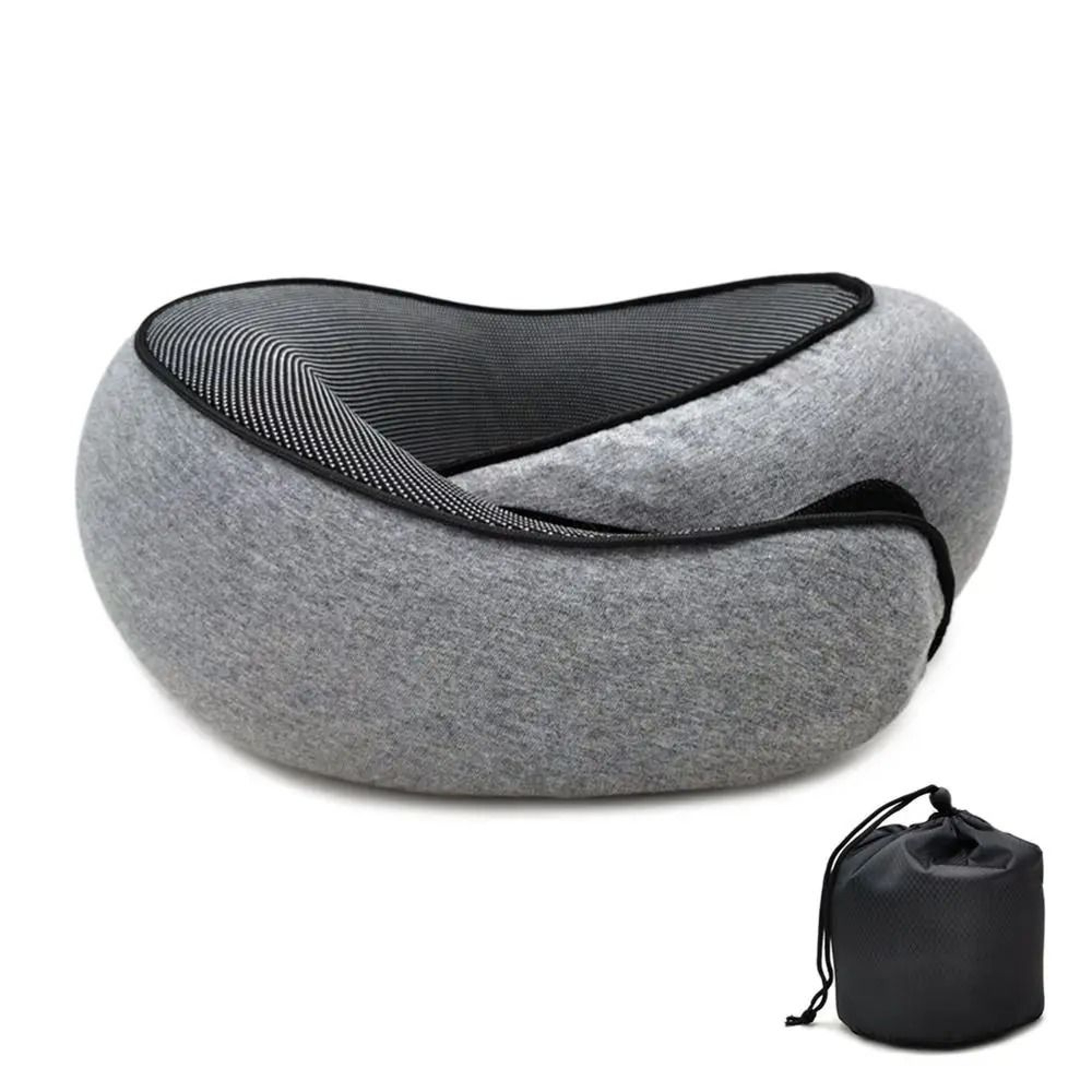 Fillable Travel Neck Pillow And Storage Bag 10