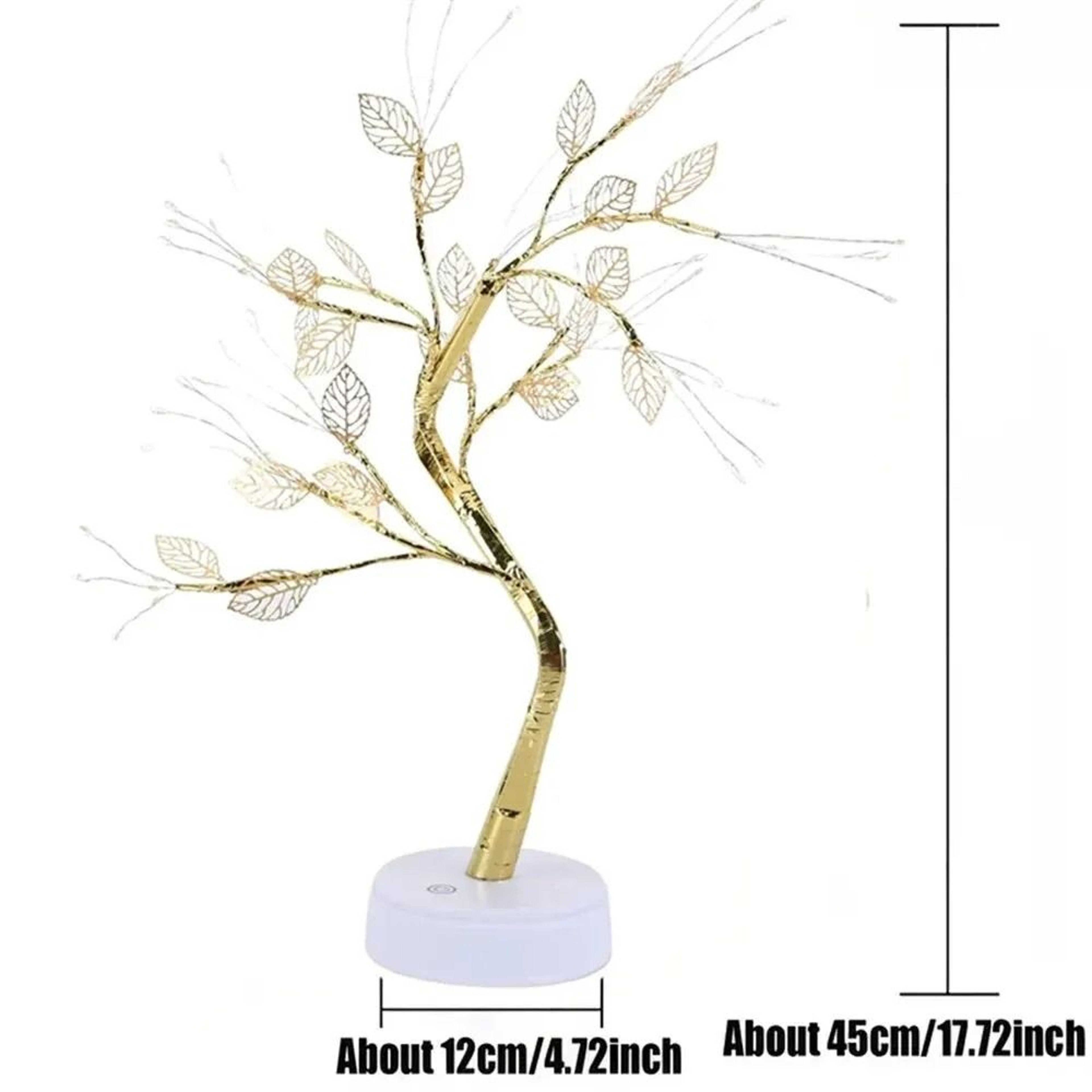 LED Rose Leaf Table Lamp Decorative Fairy Light 5