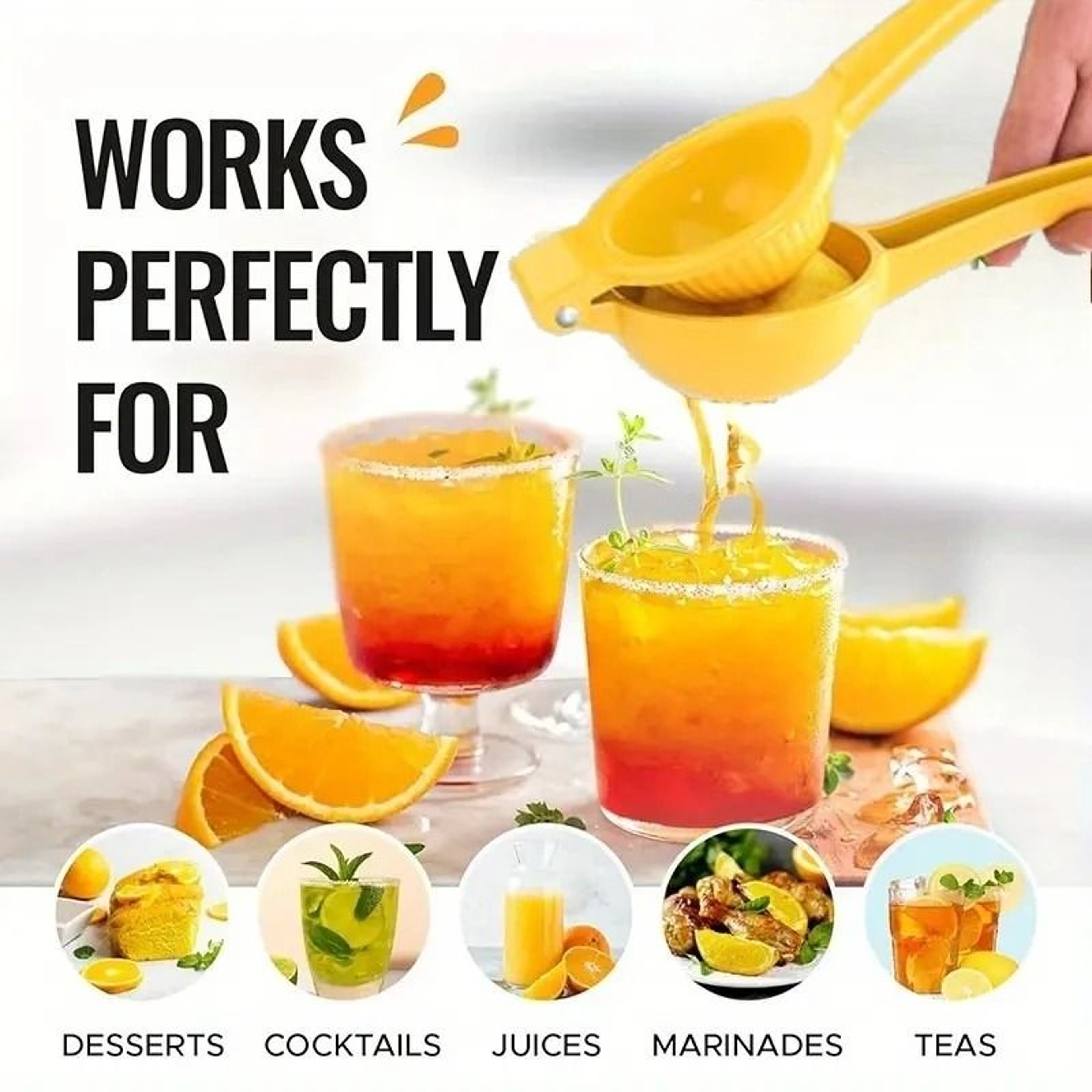 Compact Manual Citrus Juicer For Easy Fruit Juicing 1