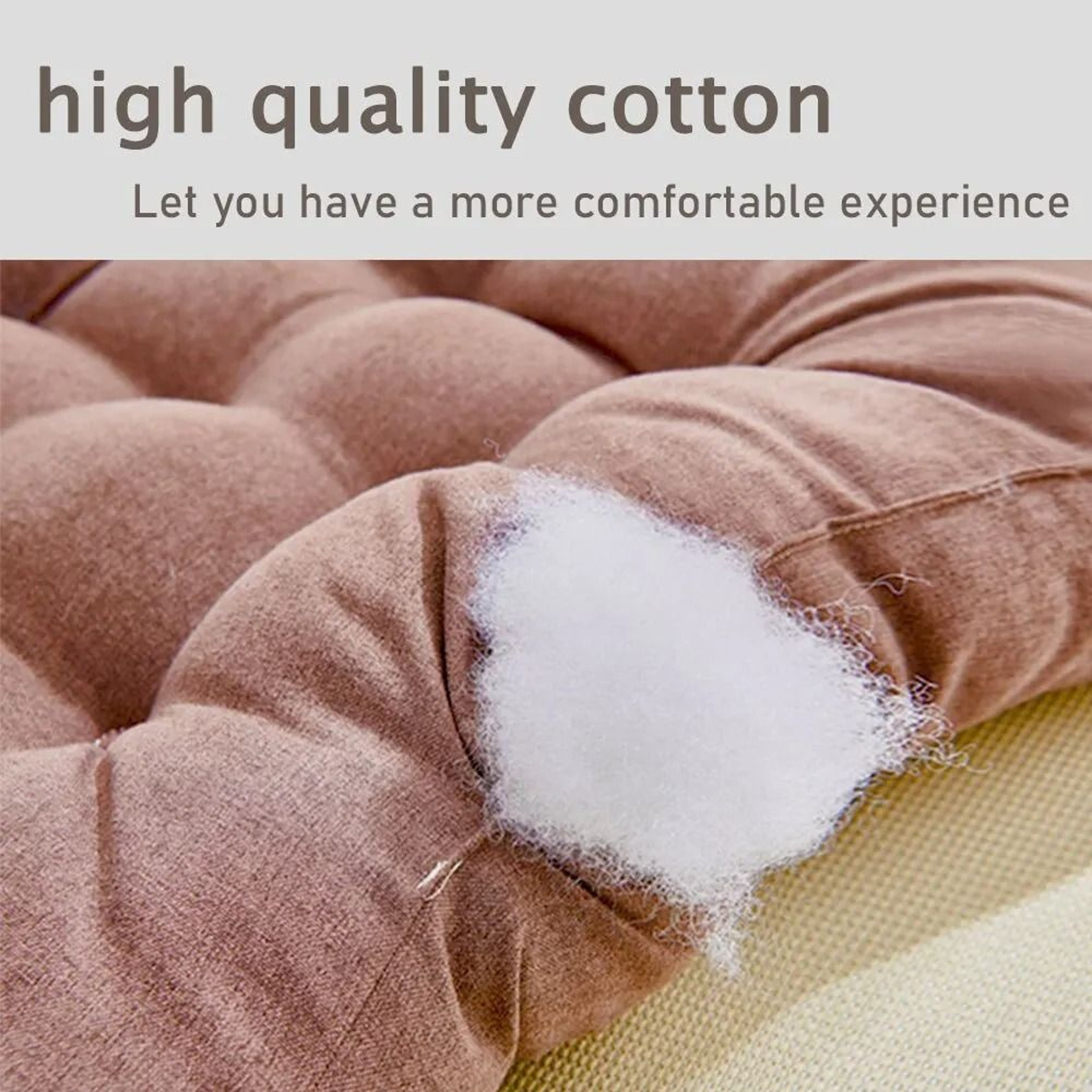 Linen Square Cushion Seat Pad For Chairs Home And Office Use 2