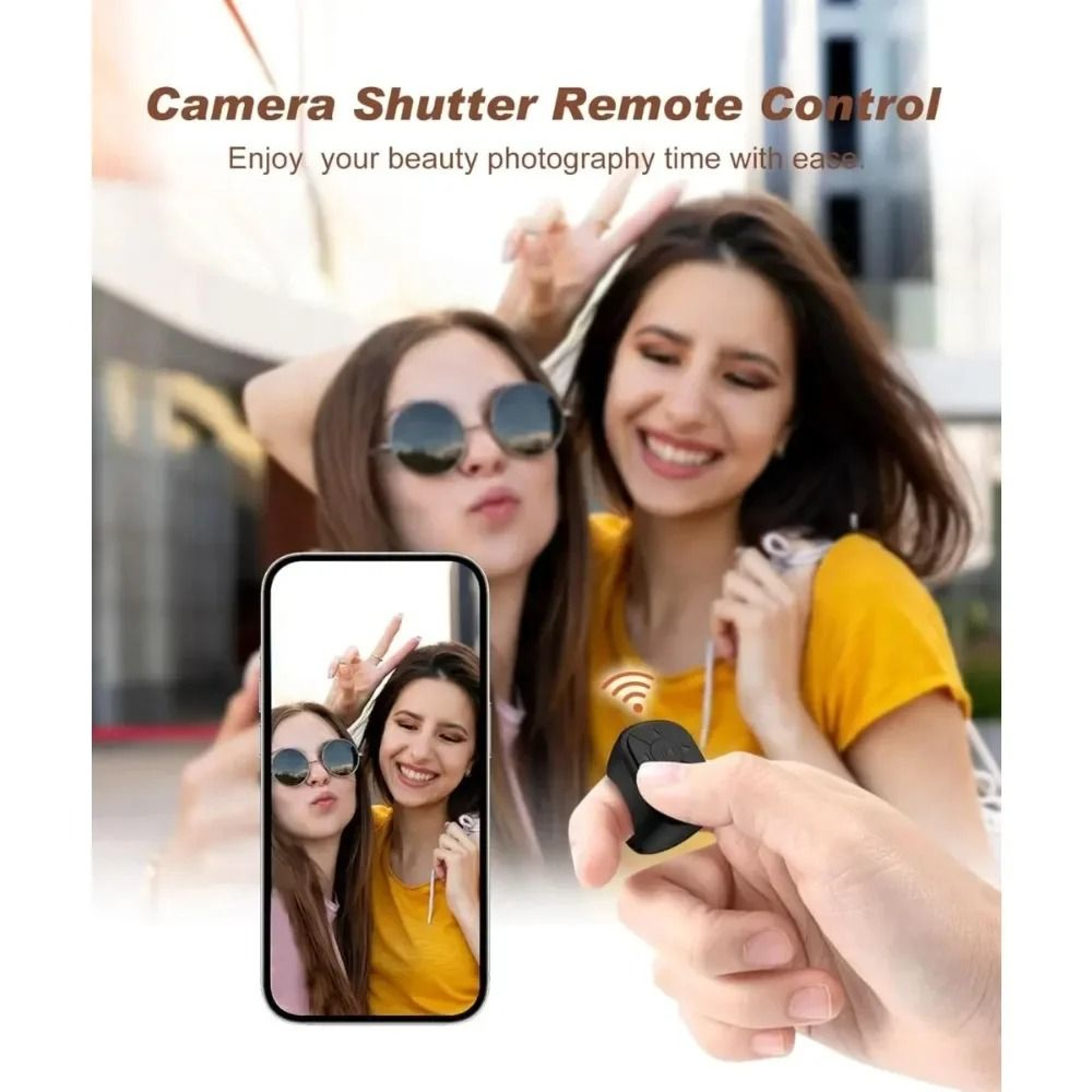 Wireless Bluetooth Remote Control For Phones And Tablets 5