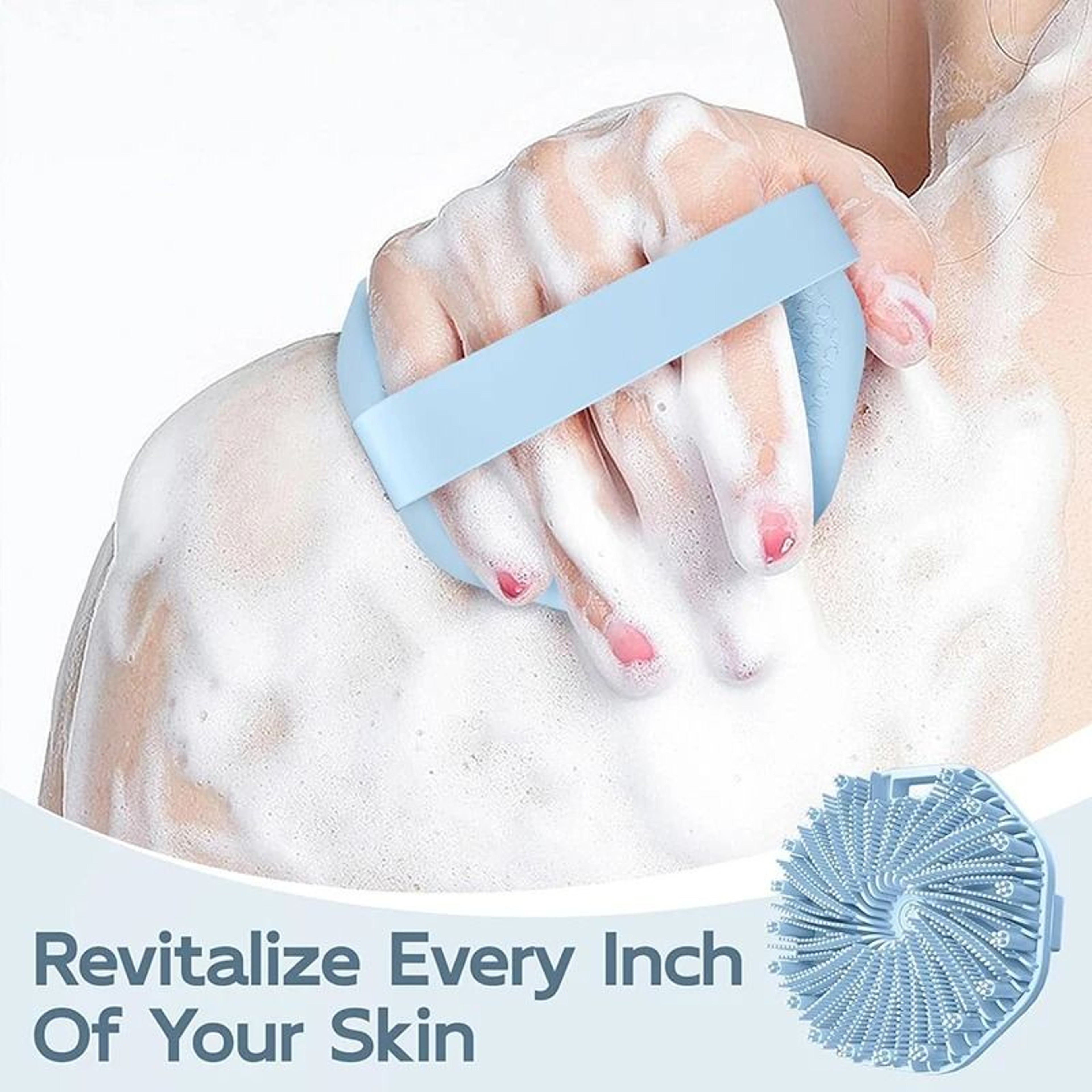 Silicone Body Shower Scrubber 5