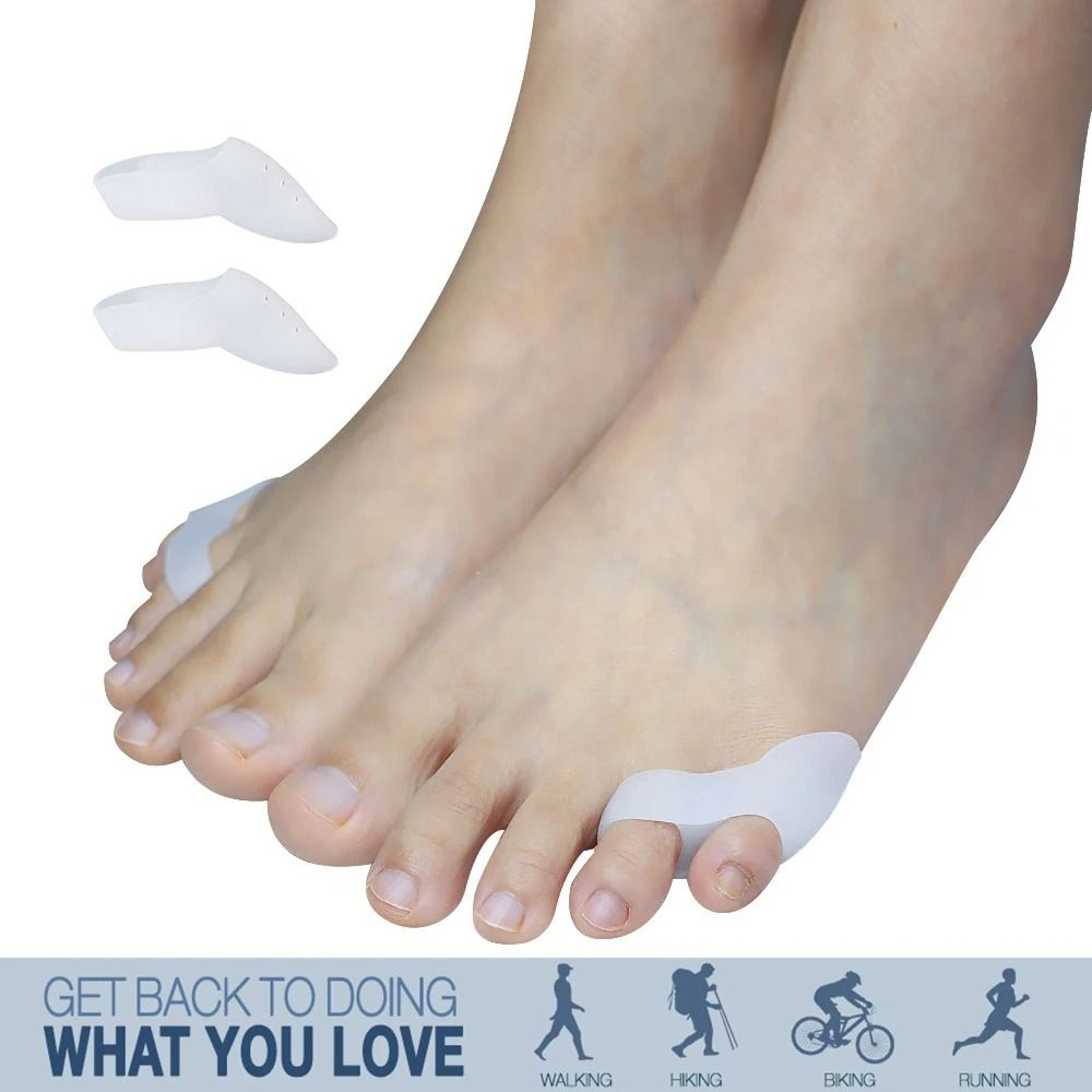 Gel Pinky Toe Separator And Protector Set 1