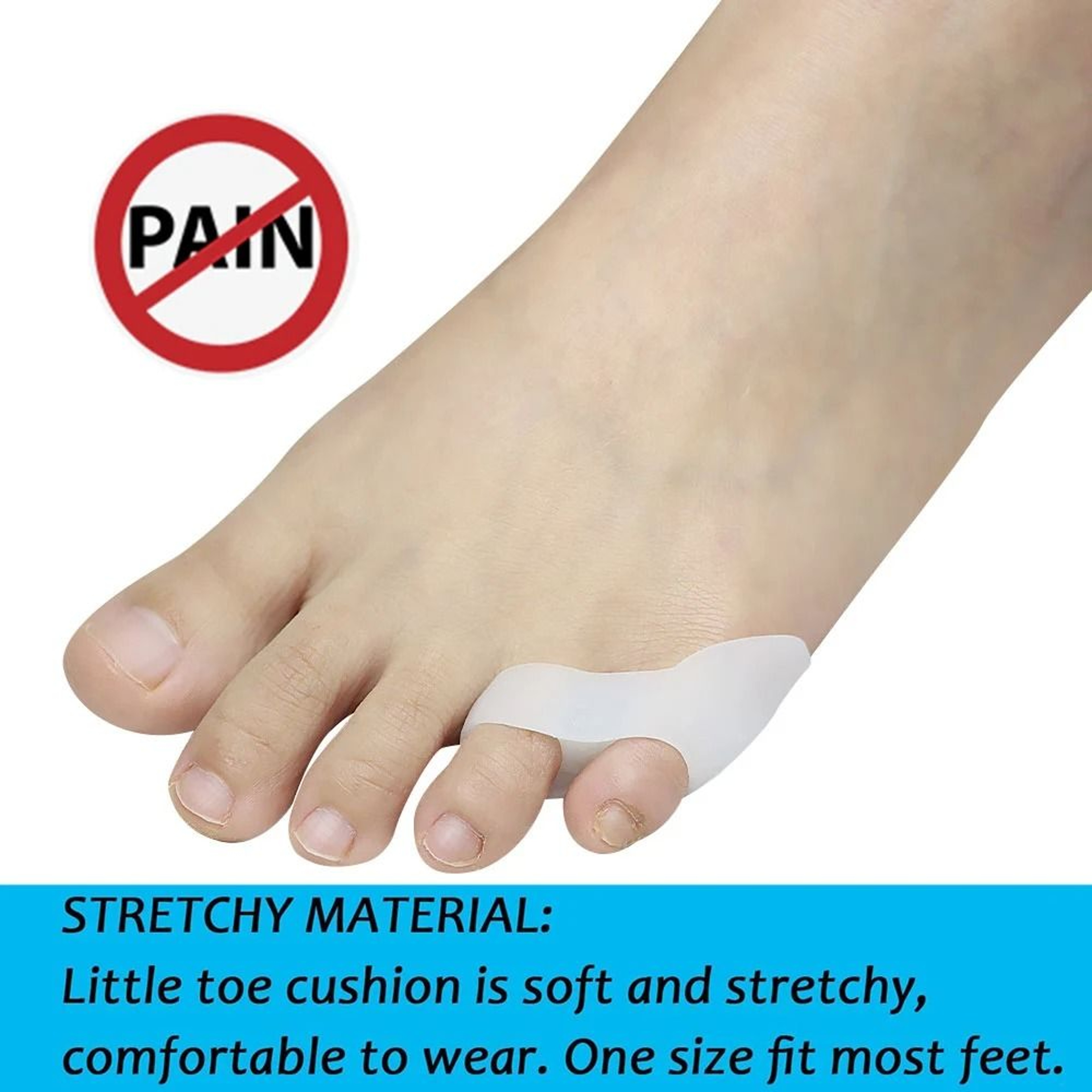 Gel Pinky Toe Separator And Protector Set 3
