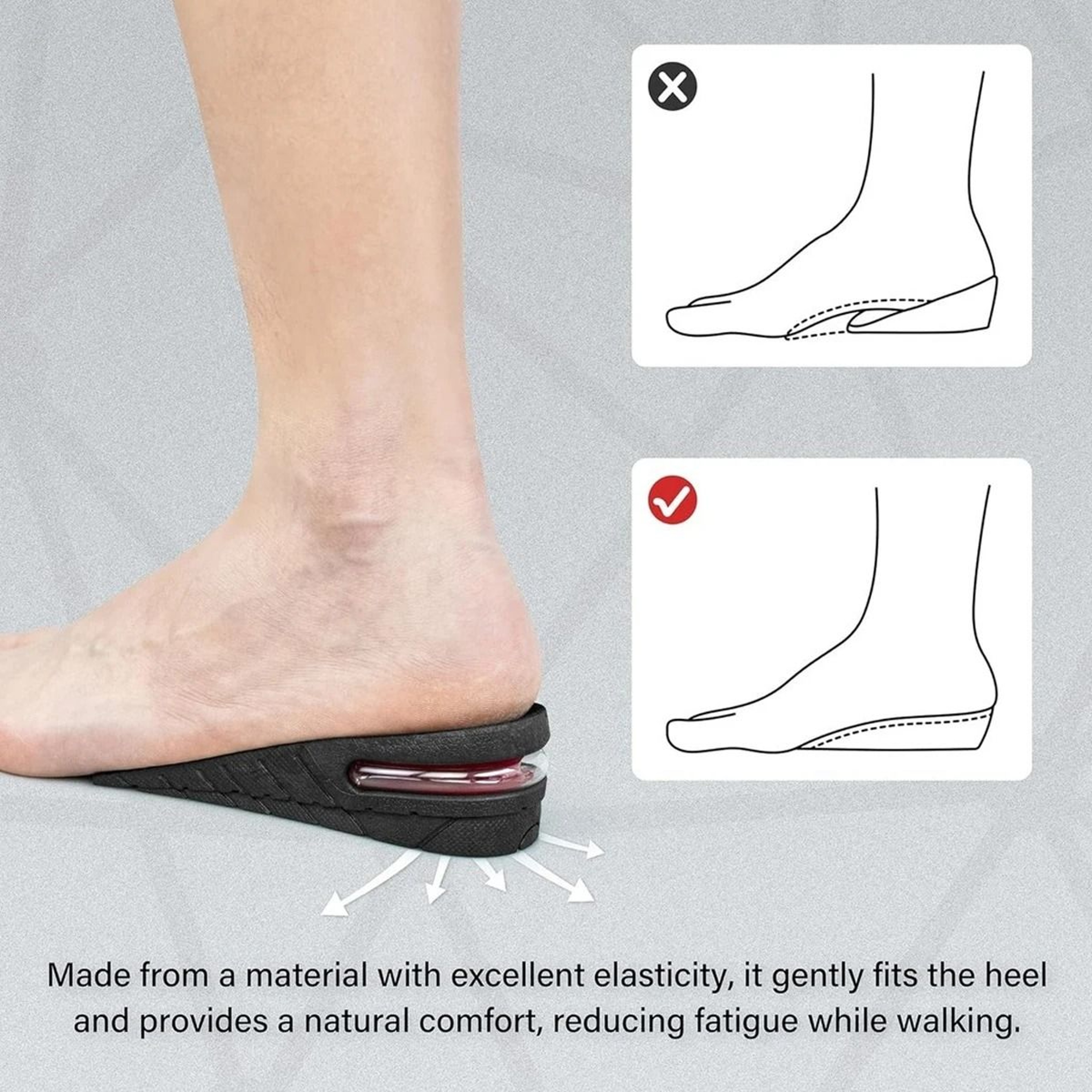 Invisible Air Cushion Height Increase Insoles 4