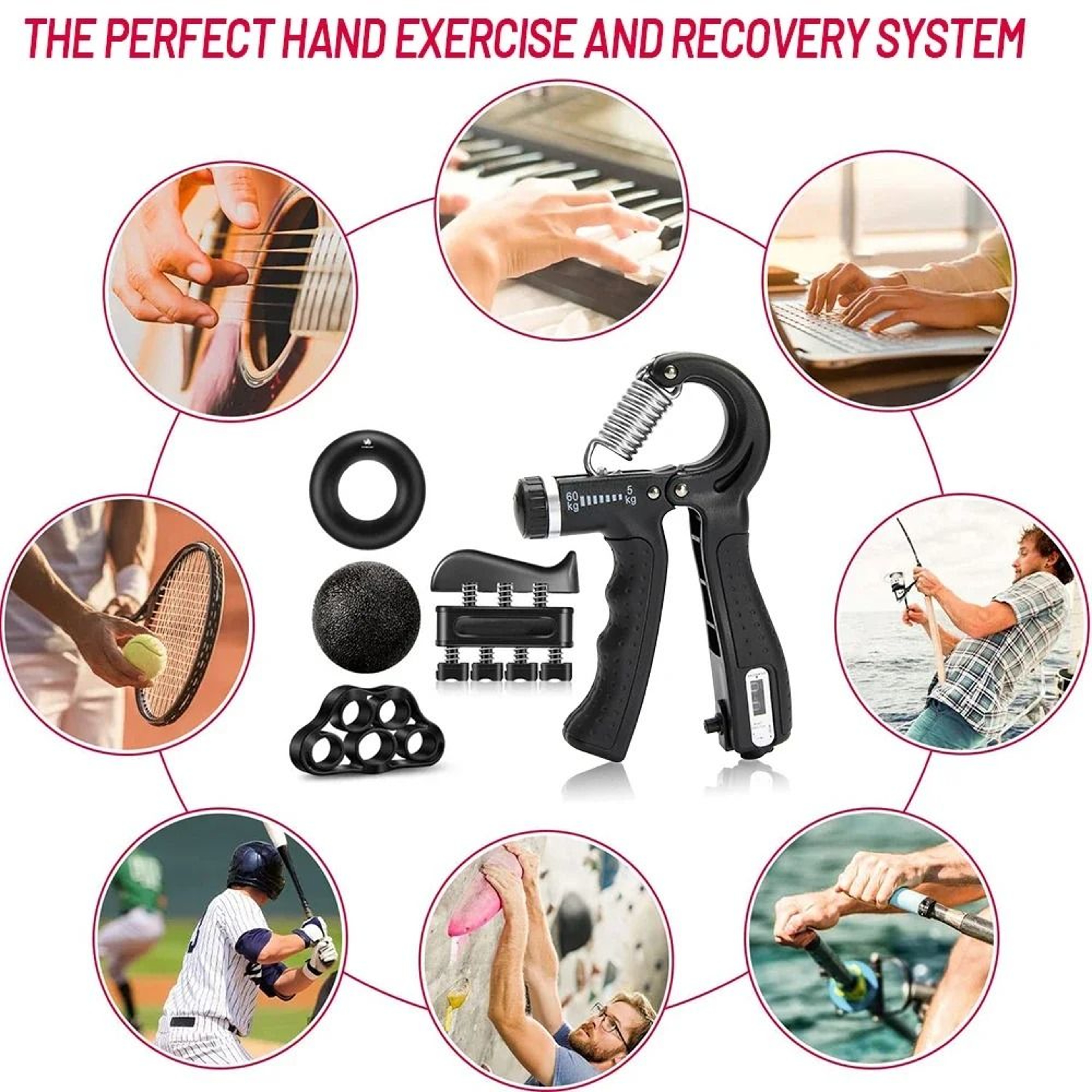 Hand Grip Strength Training Kit 5