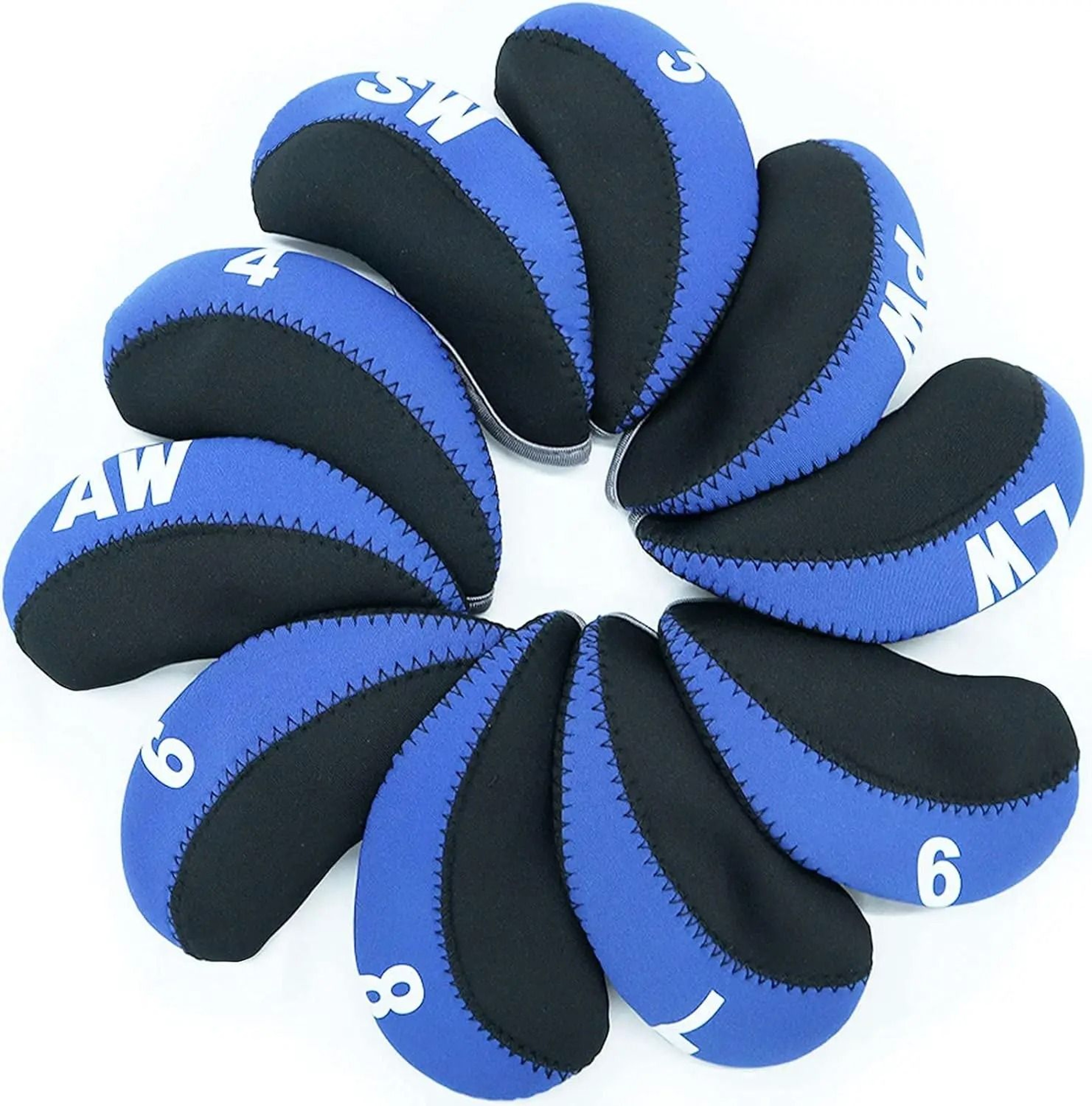 Golf Iron Head Covers 10 Piece Set 1