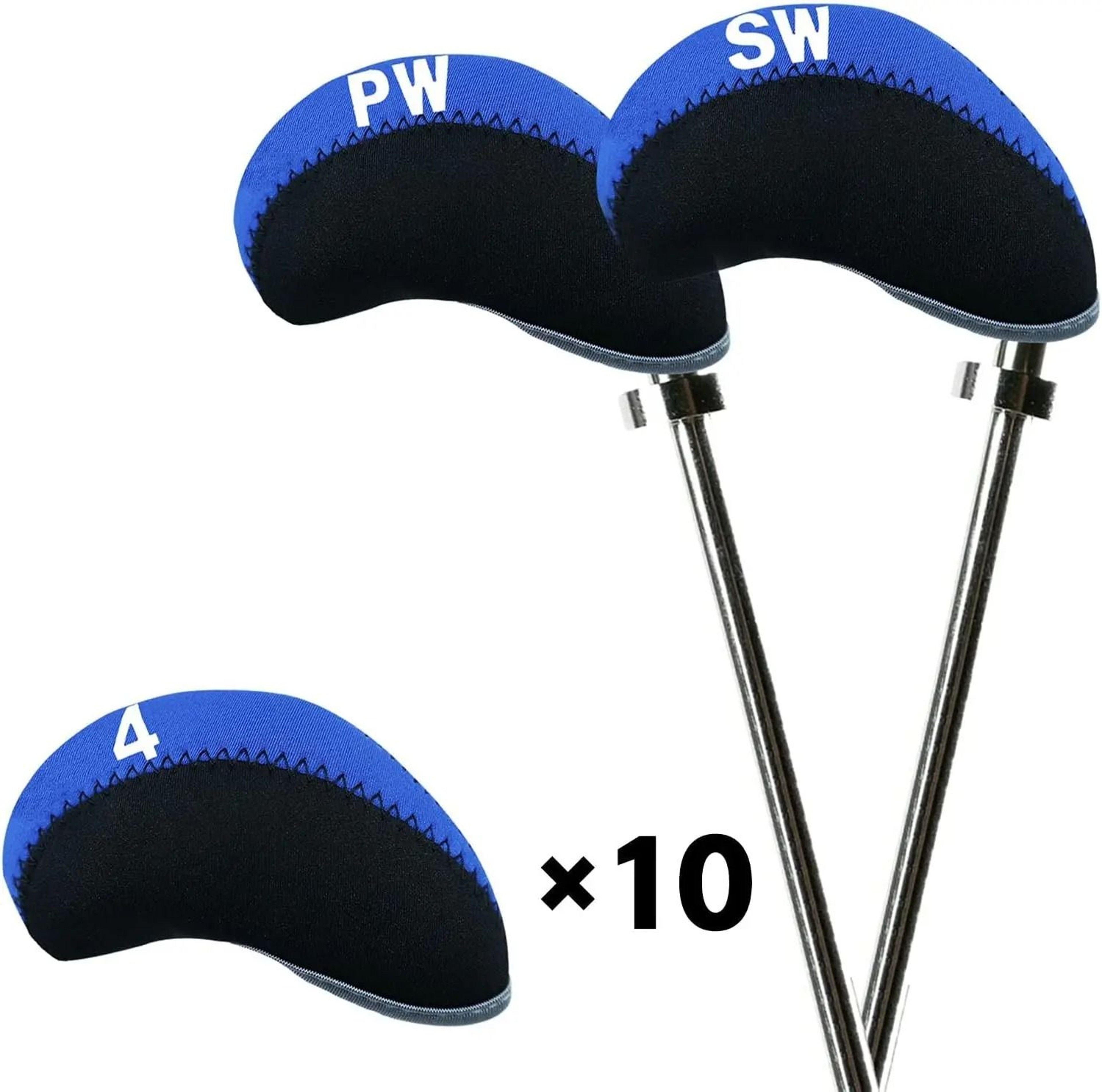 Golf Iron Head Covers 10 Piece Set 5