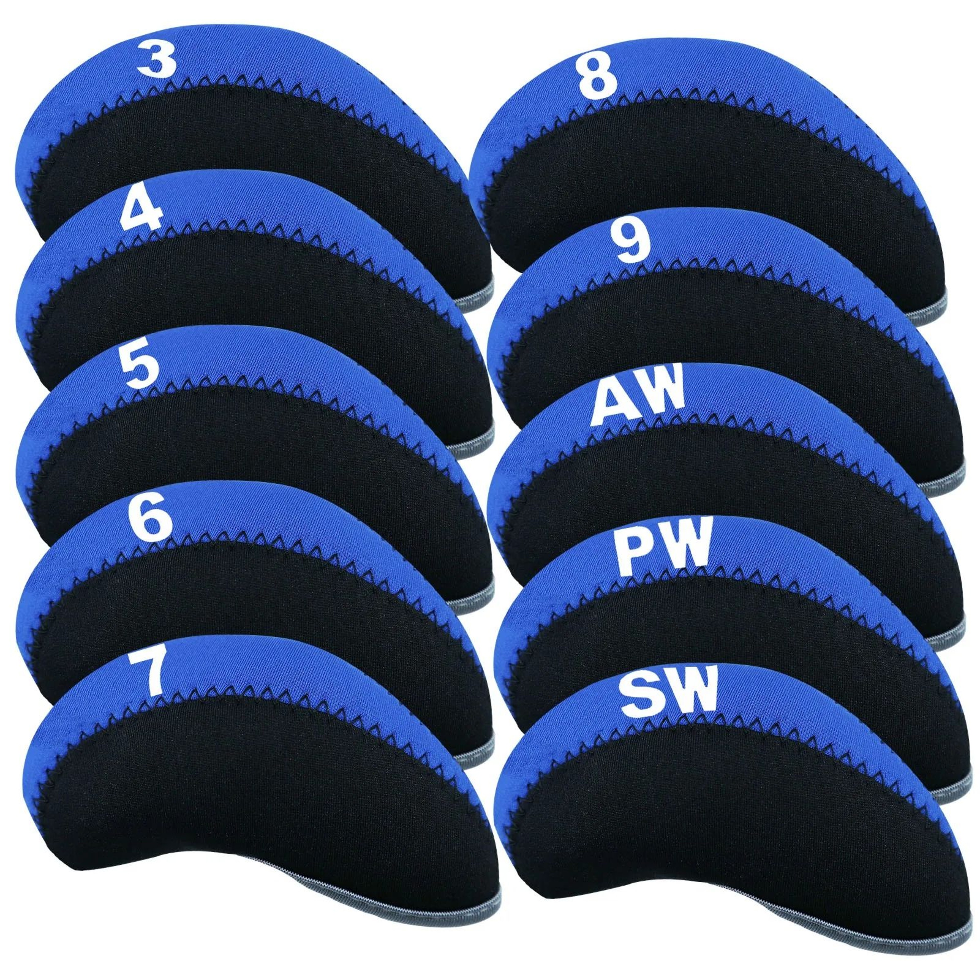 Golf Iron Head Covers 10 Piece Set 6