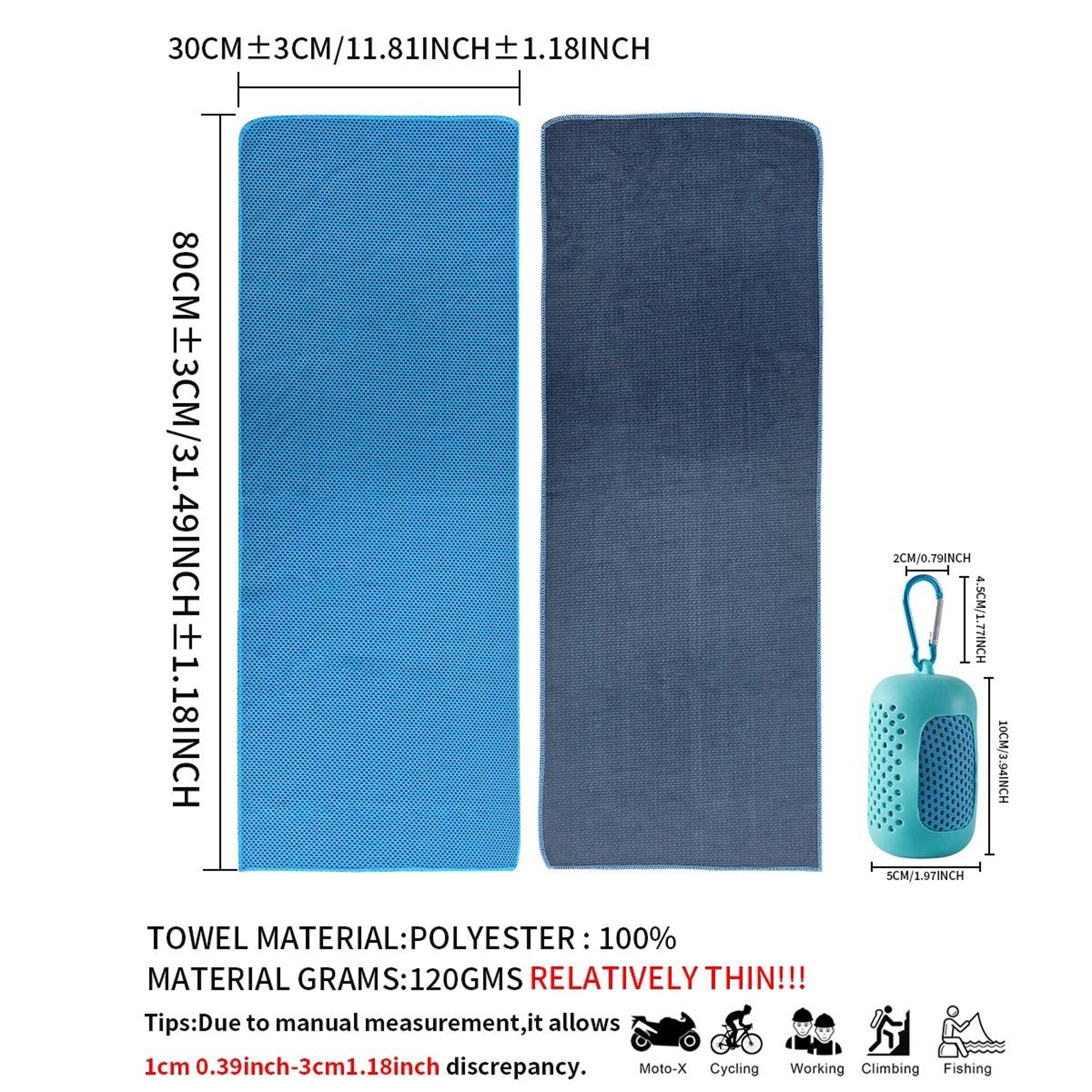 Portable Cooling Towel For Sports And Outdoor Use 1